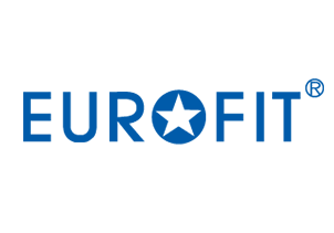 Eurofit logo with stylized star inside the letter 'O'