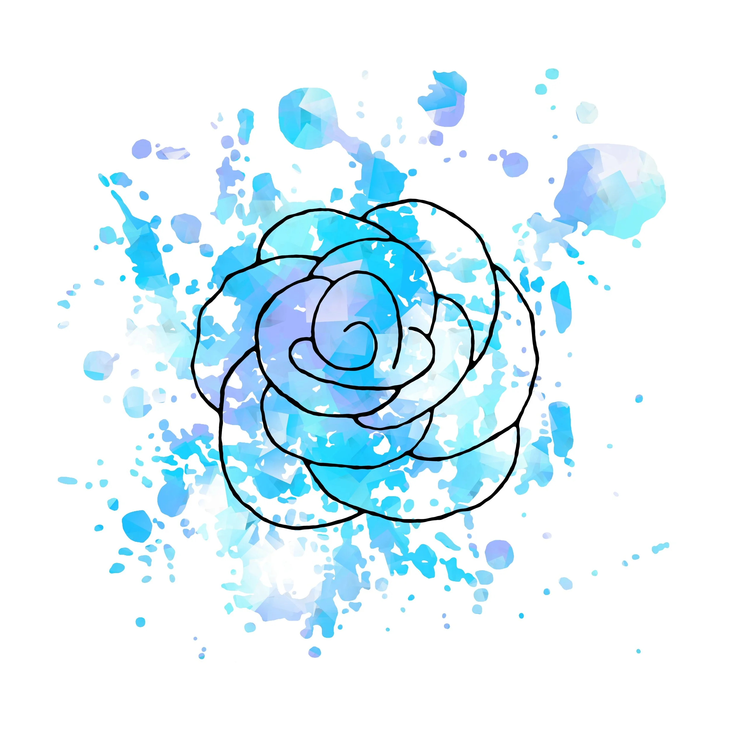 Frost Splatter Rose