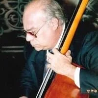 New York jazz musician Anthony Palestro, Ana's great-great-uncle, playing double bass