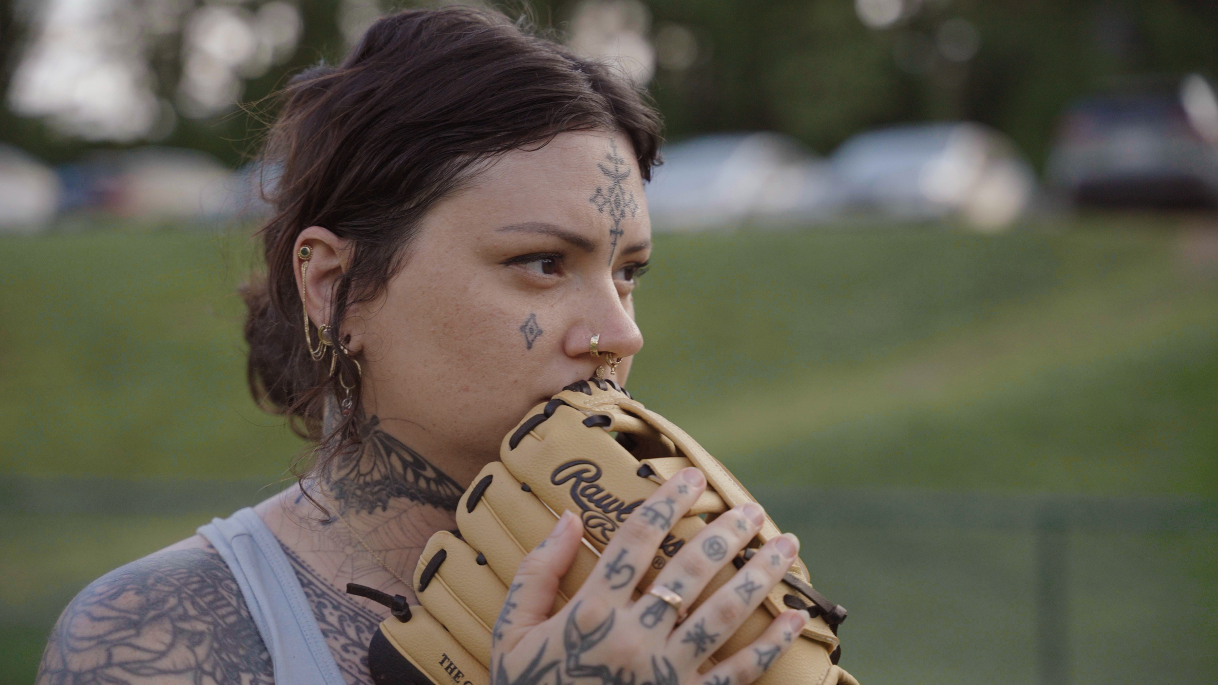 Baylen Levore pauses during a game with Asheville Vortex Baseball at Roger Farmer Park in Asheville, N.C., on May 18, 2025.