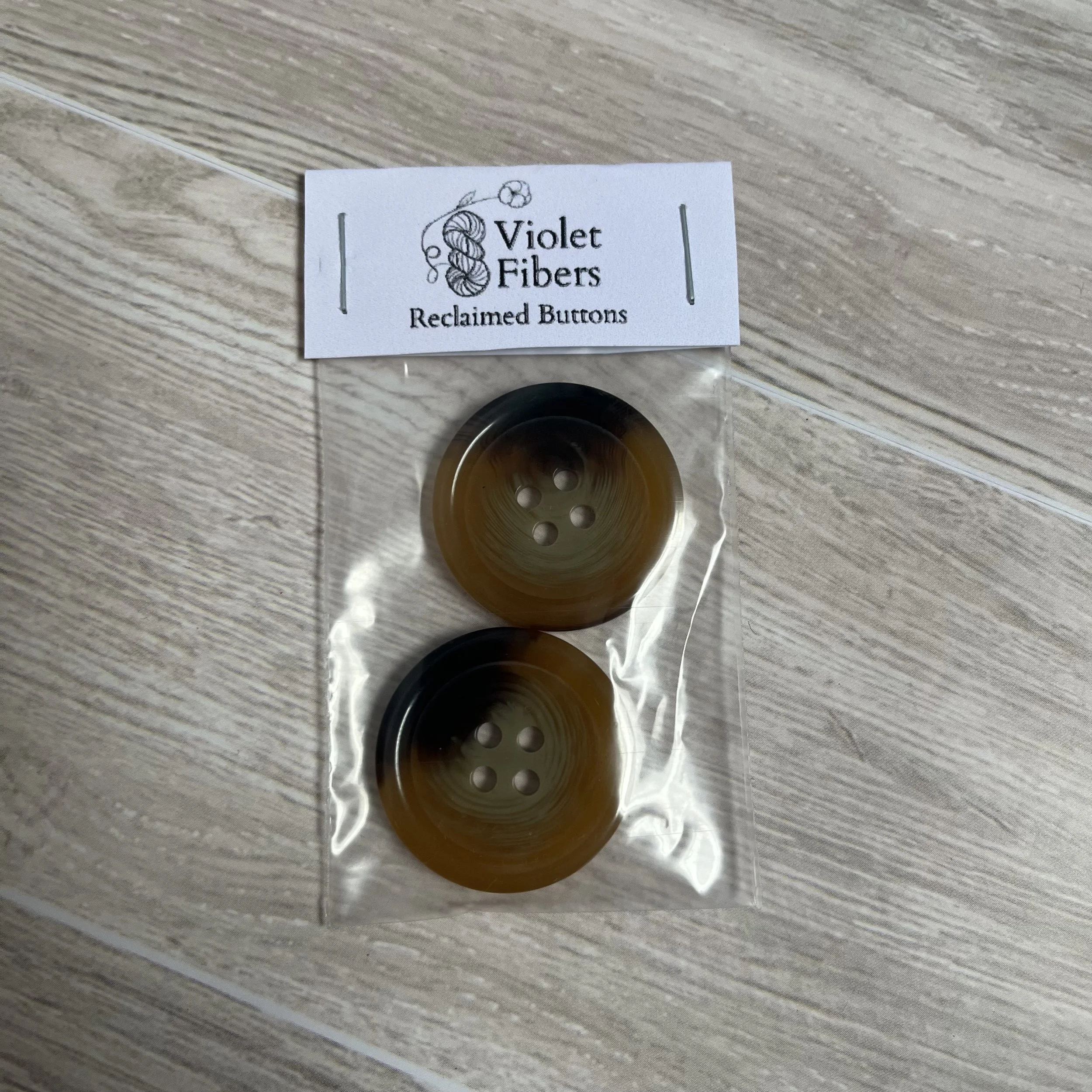 Reclaimed Buttons - 2 Pack