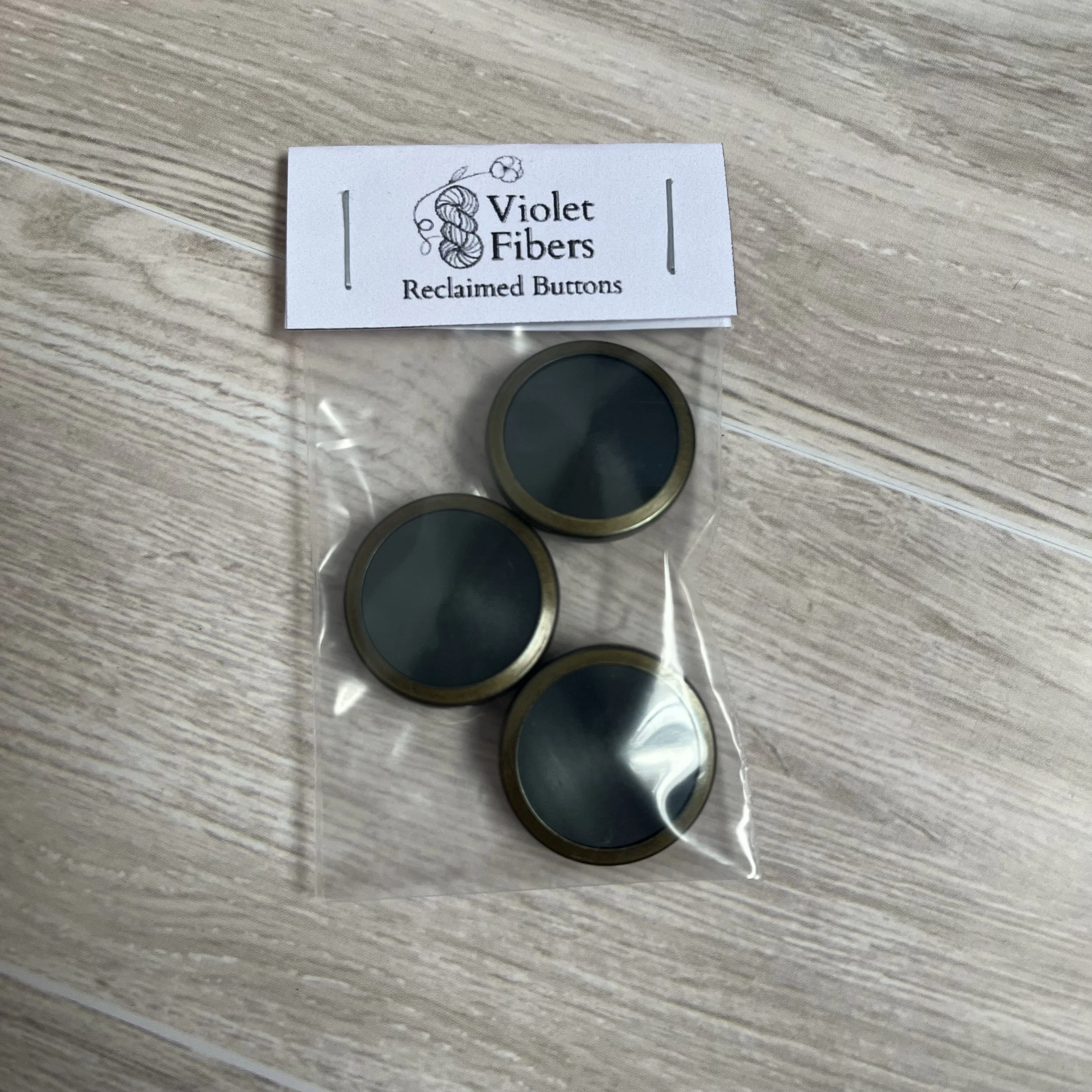 Reclaimed Buttons - 3 Pack