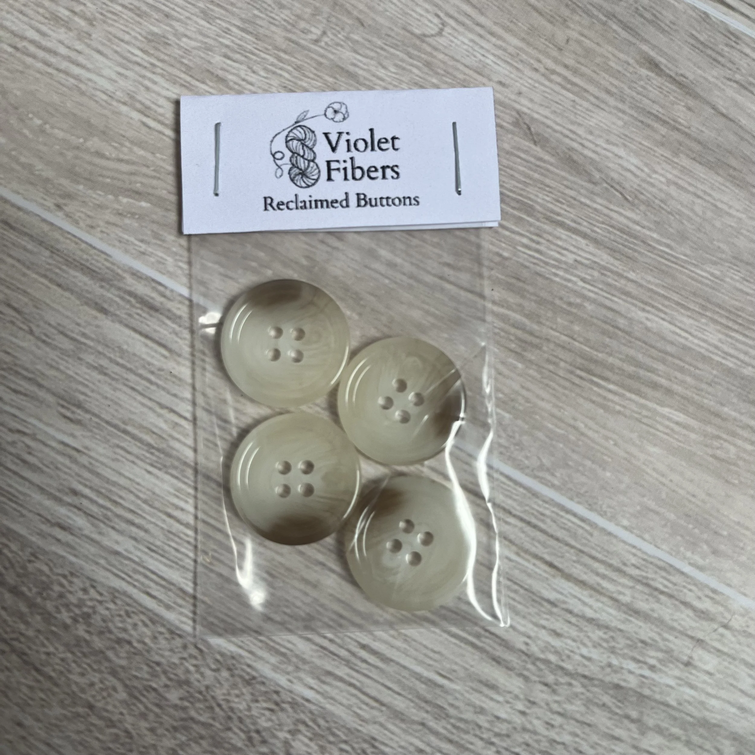 Reclaimed Buttons - 4 Pack