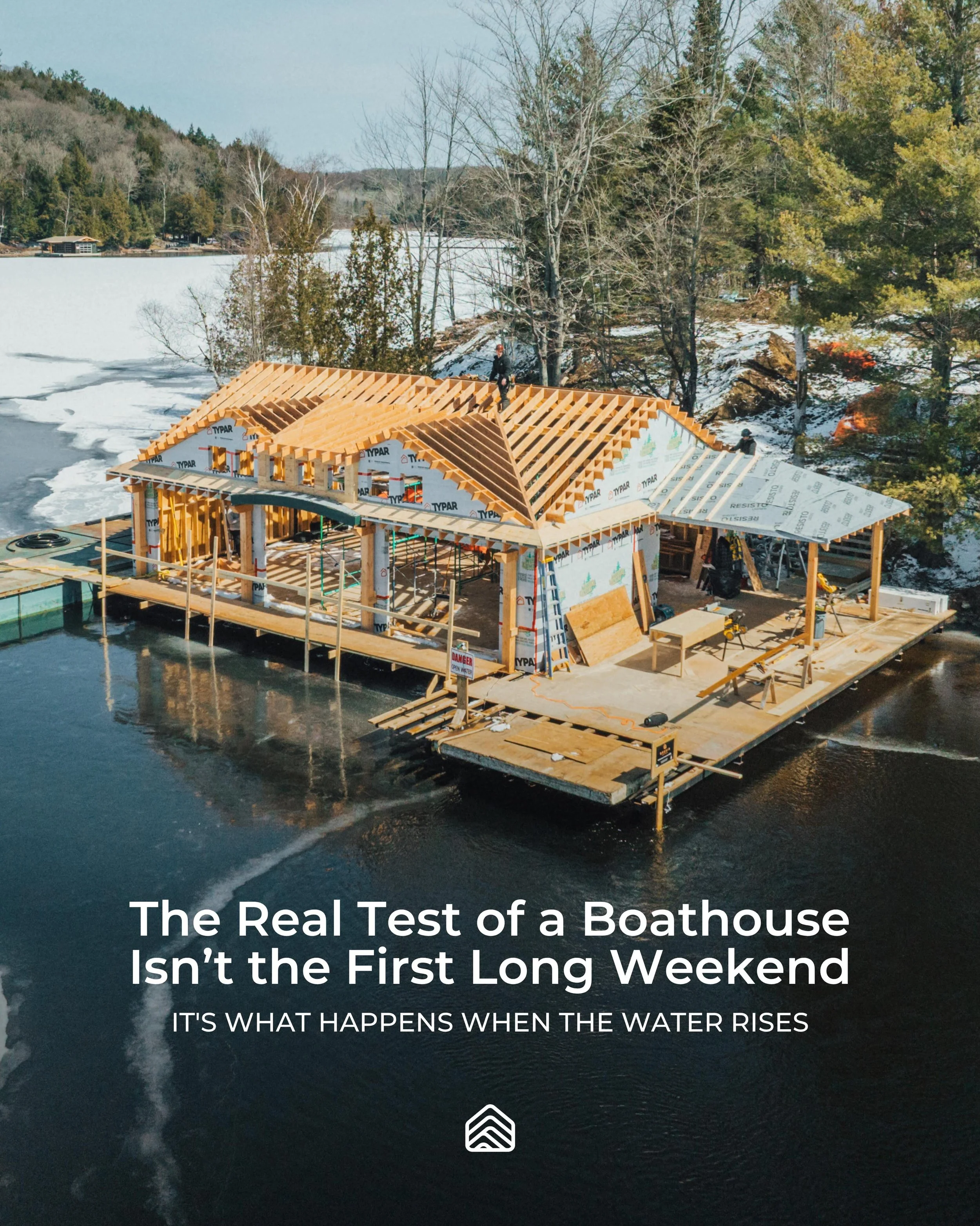 Muskoka&rsquo;s recent flooding and rising water levels are another reminder of the importance of building for unpredictable conditions. ⁠
⁠
Everything we build is purposefully designed to endure and stand the test of time.⁠
⁠
⁠Waterfront design dema
