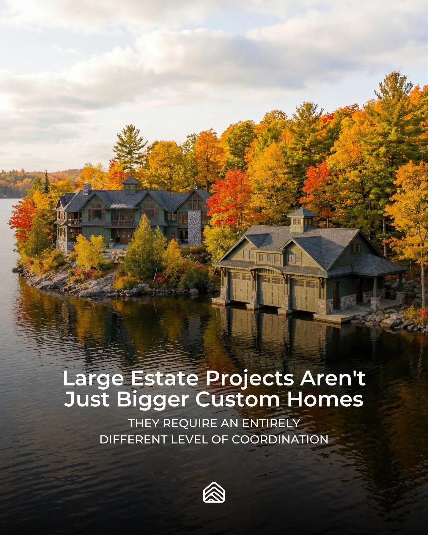 A large estate isn't defined by square footage - it's defined by complexity.⁠
⁠
What may appear to be a single project is often a collection of homes, amenities and infrastructure that must be planned and executed as a whole.⁠
⁠
Swipe through for a l