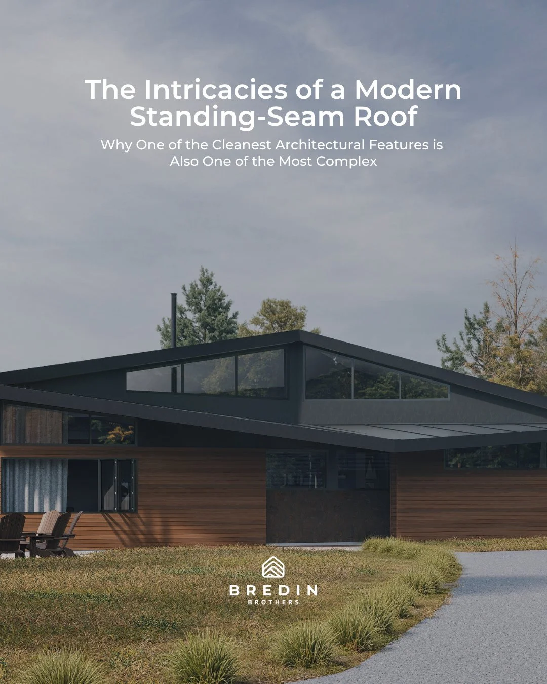 Modern rooflines may look effortless, but they're some of the most technically demanding architectural elements to build. Every angle, connection and load path must be carefully engineered long before the finishing touches go on. ⁠
⁠
Swipe to learn m