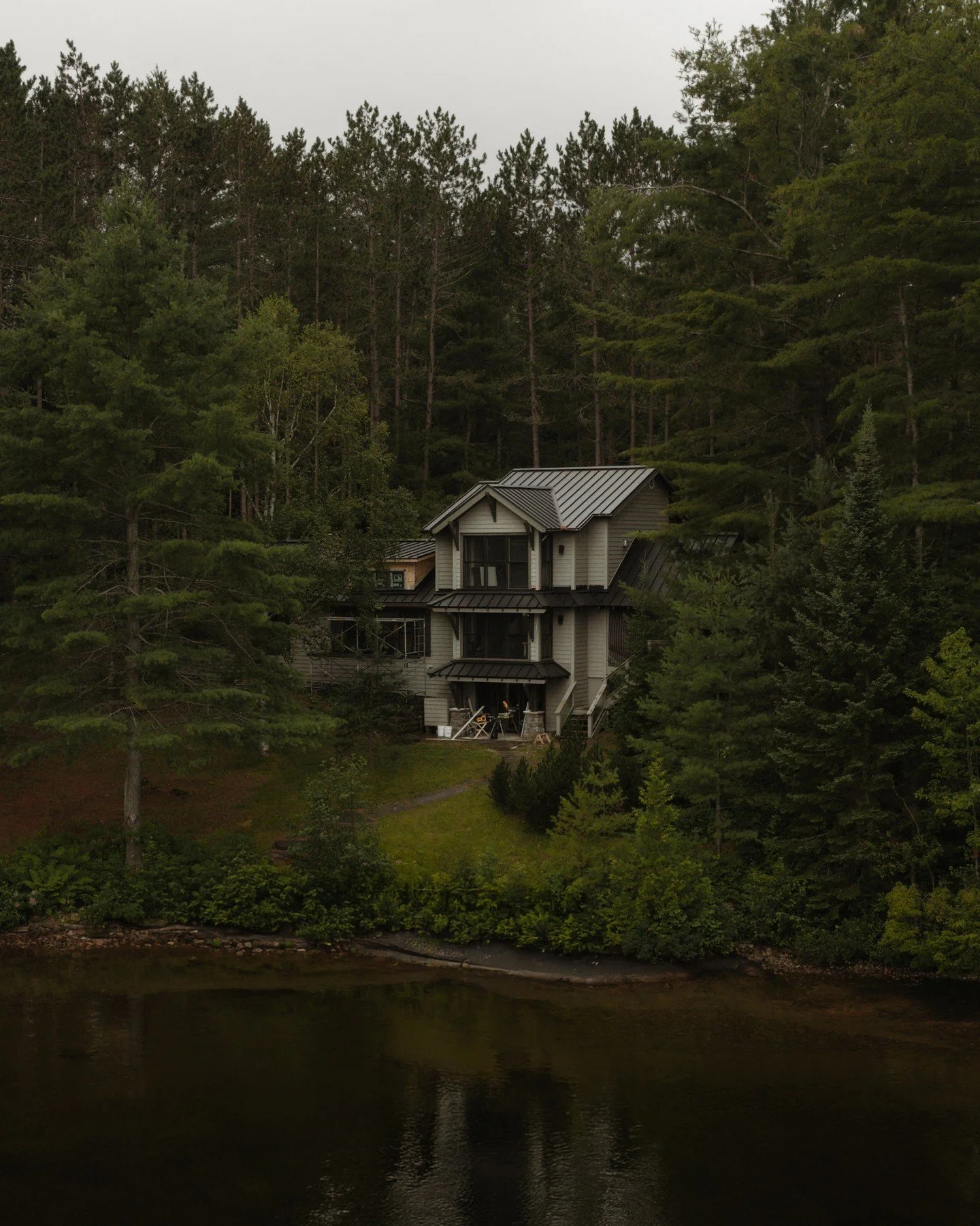 The exterior of our Roads End Cottage is nearly complete, featuring a new standing seam metal roof, windows and doors.⁠
⁠
Inside, our team is approximately 90% finished, and we&rsquo;re excited to share a closer look at the details as we bring this p