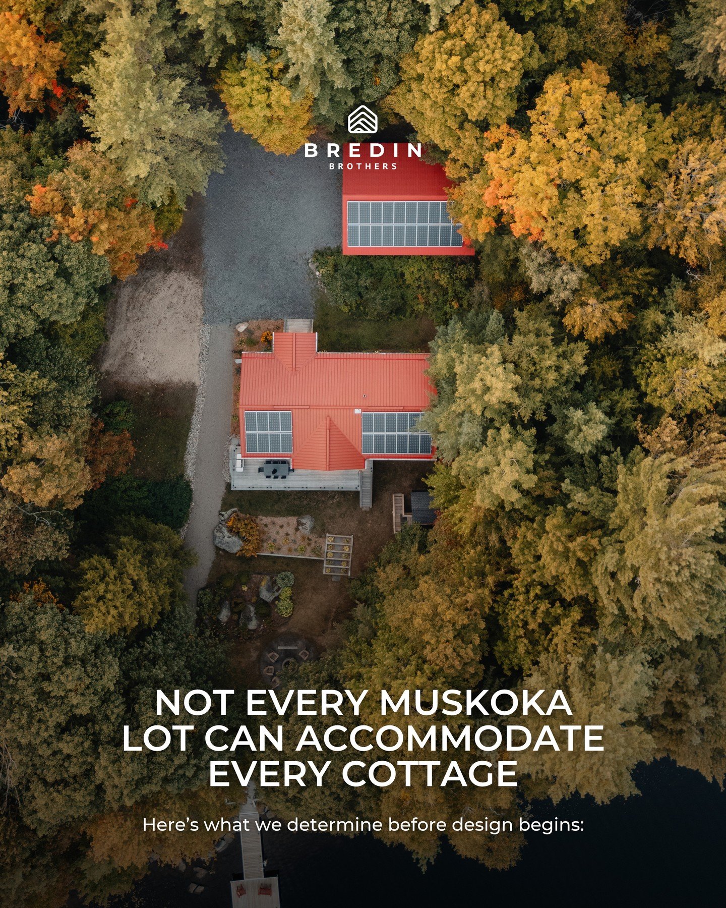 It&rsquo;s important that your project team understands your property before design begins.⁠ ⁠
⁠
Building in Muskoka comes with unique challenges. From steep terrain and exposed bedrock to waterfront setbacks and site access, the conditions of a prop