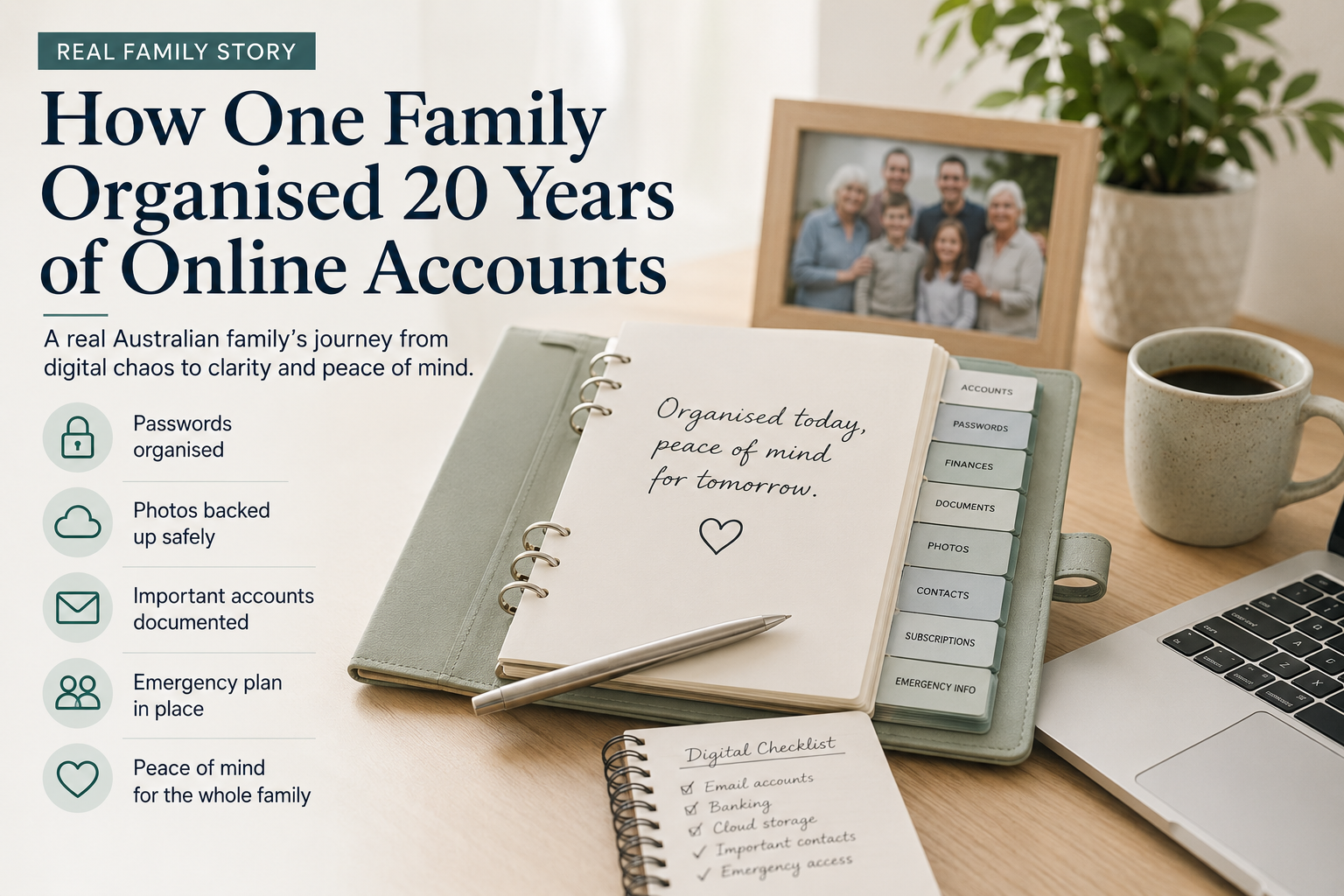 How One Family Organised 20 Years of Online Accounts