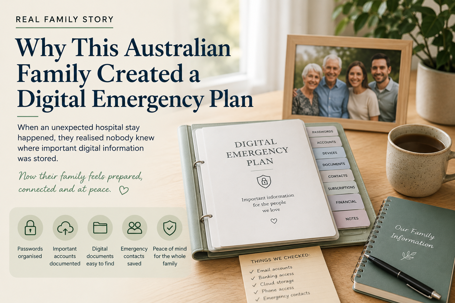 Why This Australian Family Created a Digital Emergency Plan