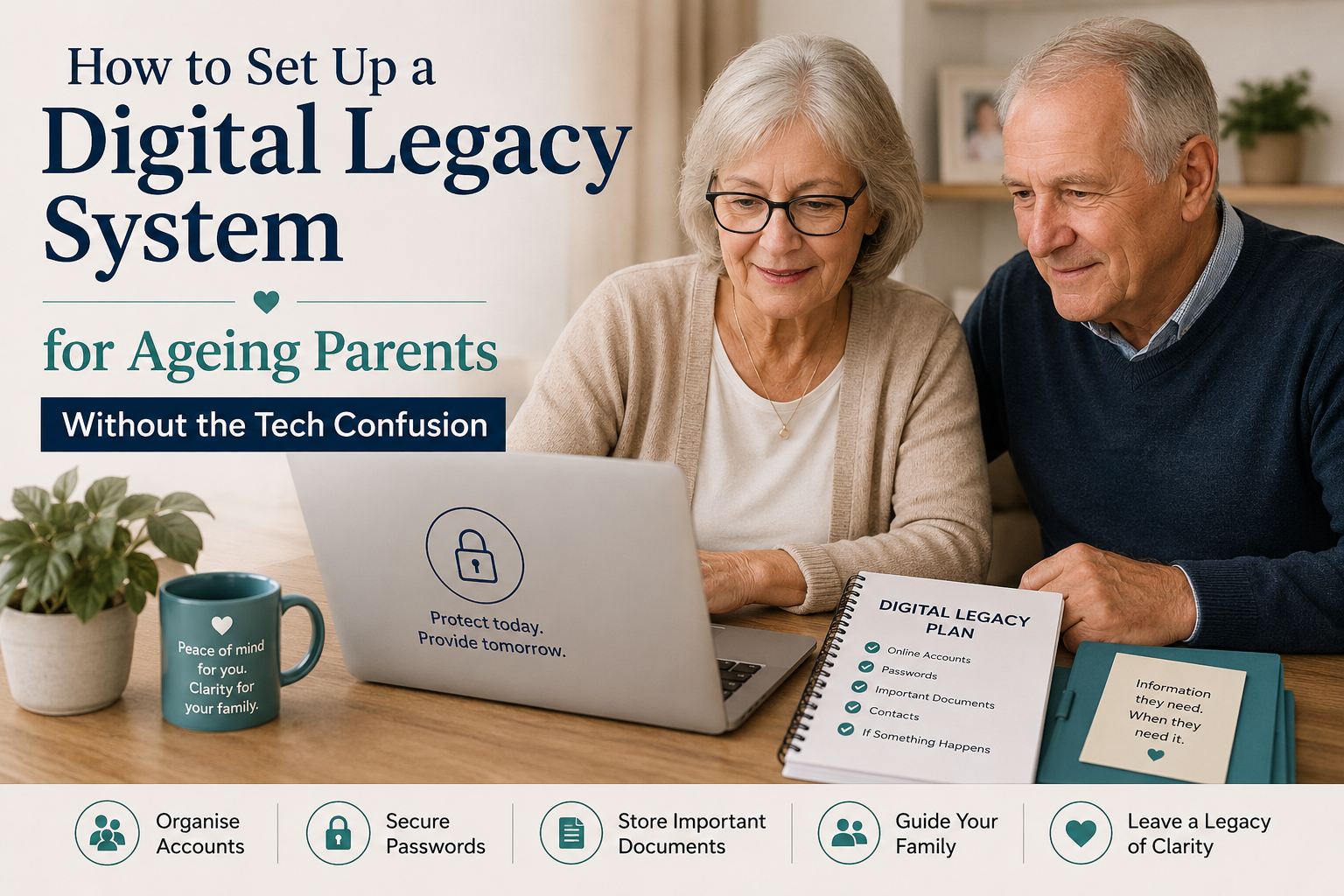 How to Set Up a Digital Legacy System for Ageing Parents Without the Tech Confusion