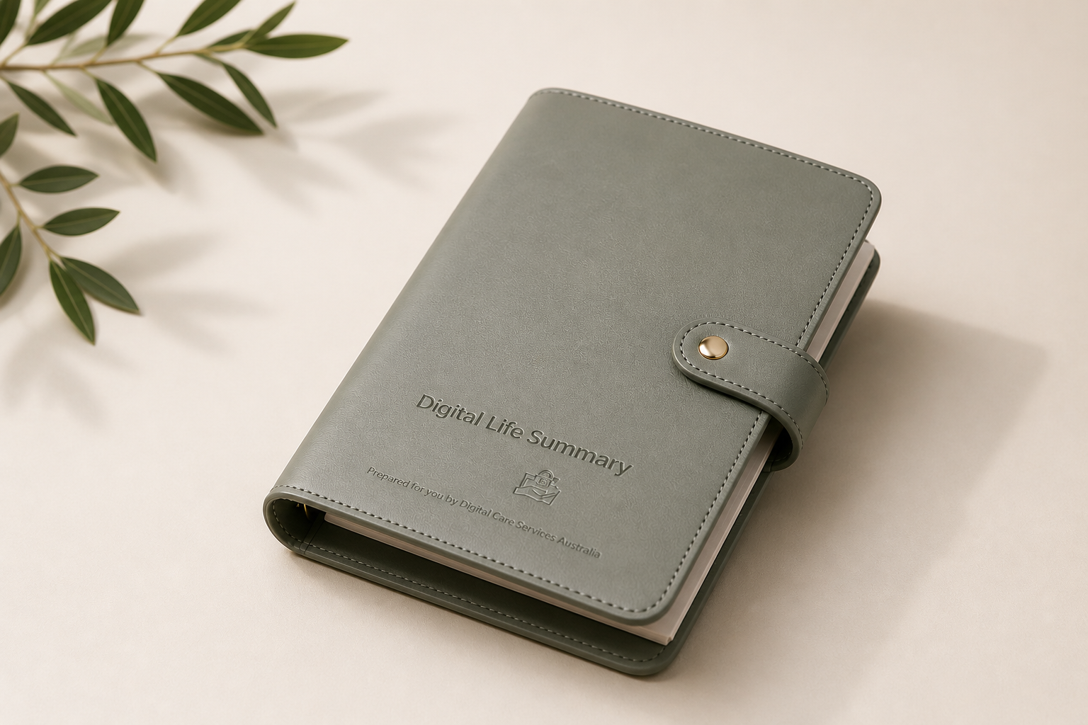 The End of Life Planning Journal Organisation System