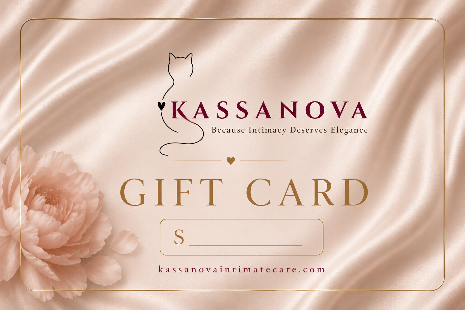 The Kassanova Gift card