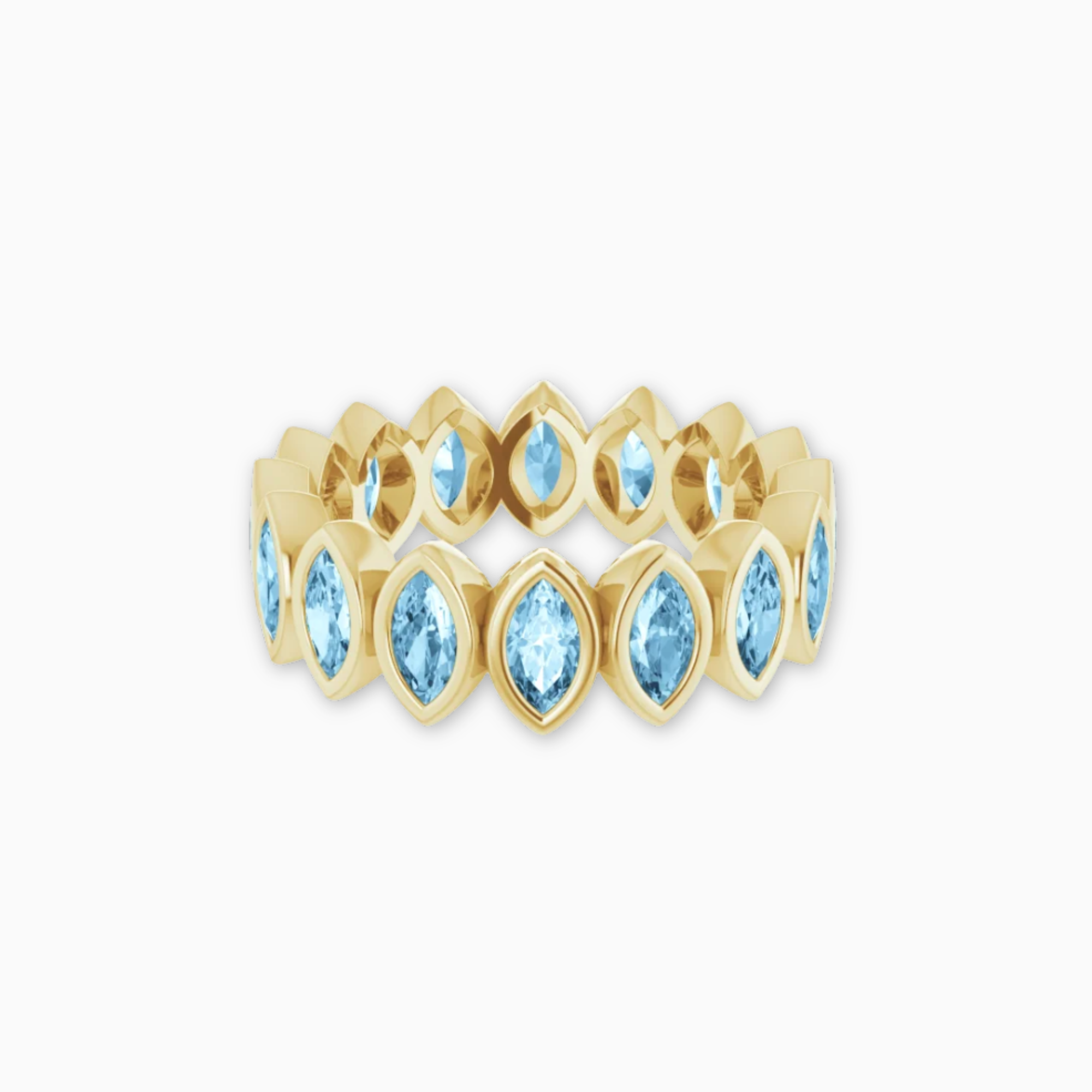 The Diadem Ring — Marquise Eternity Band
