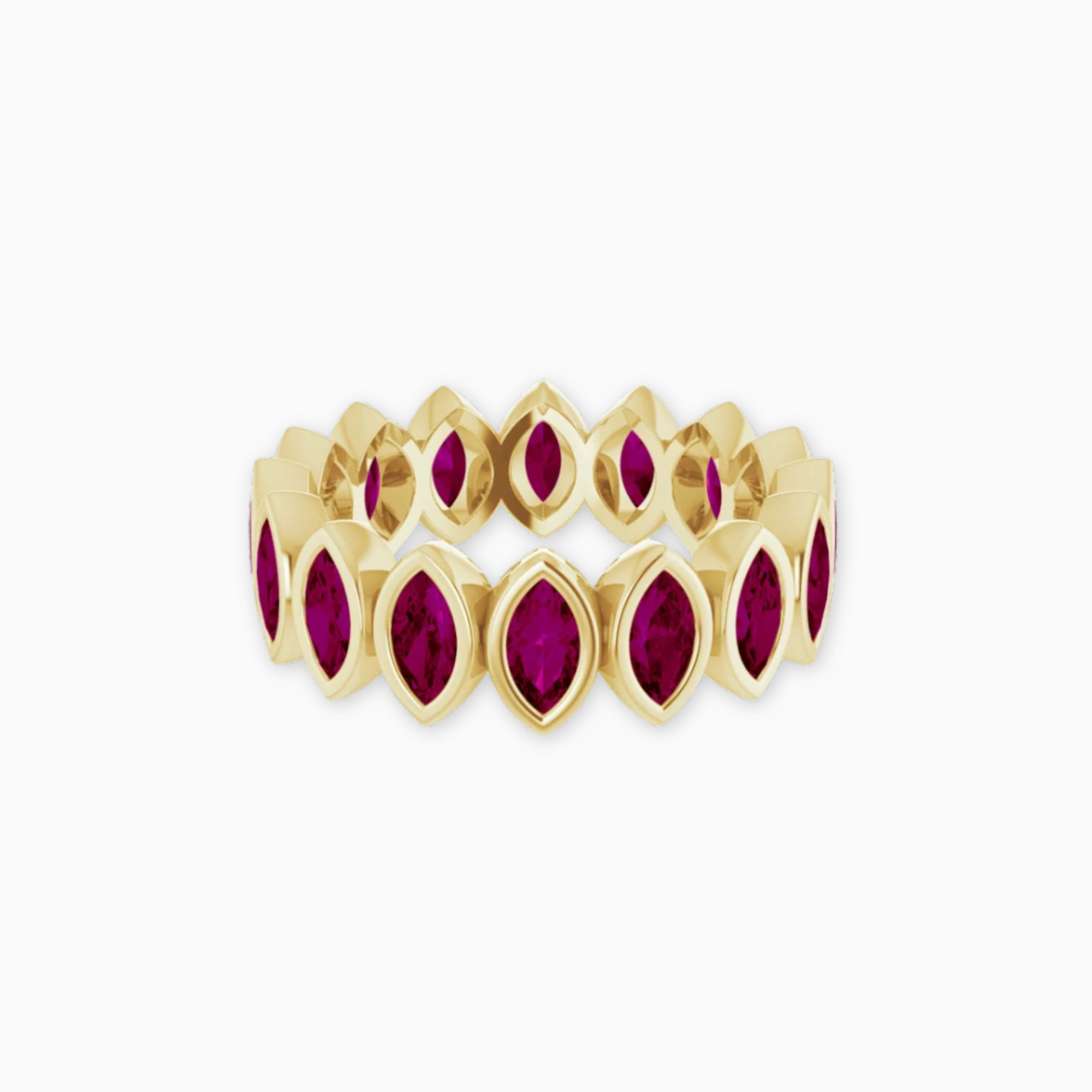 The Diadem Ring — Marquise Eternity Band