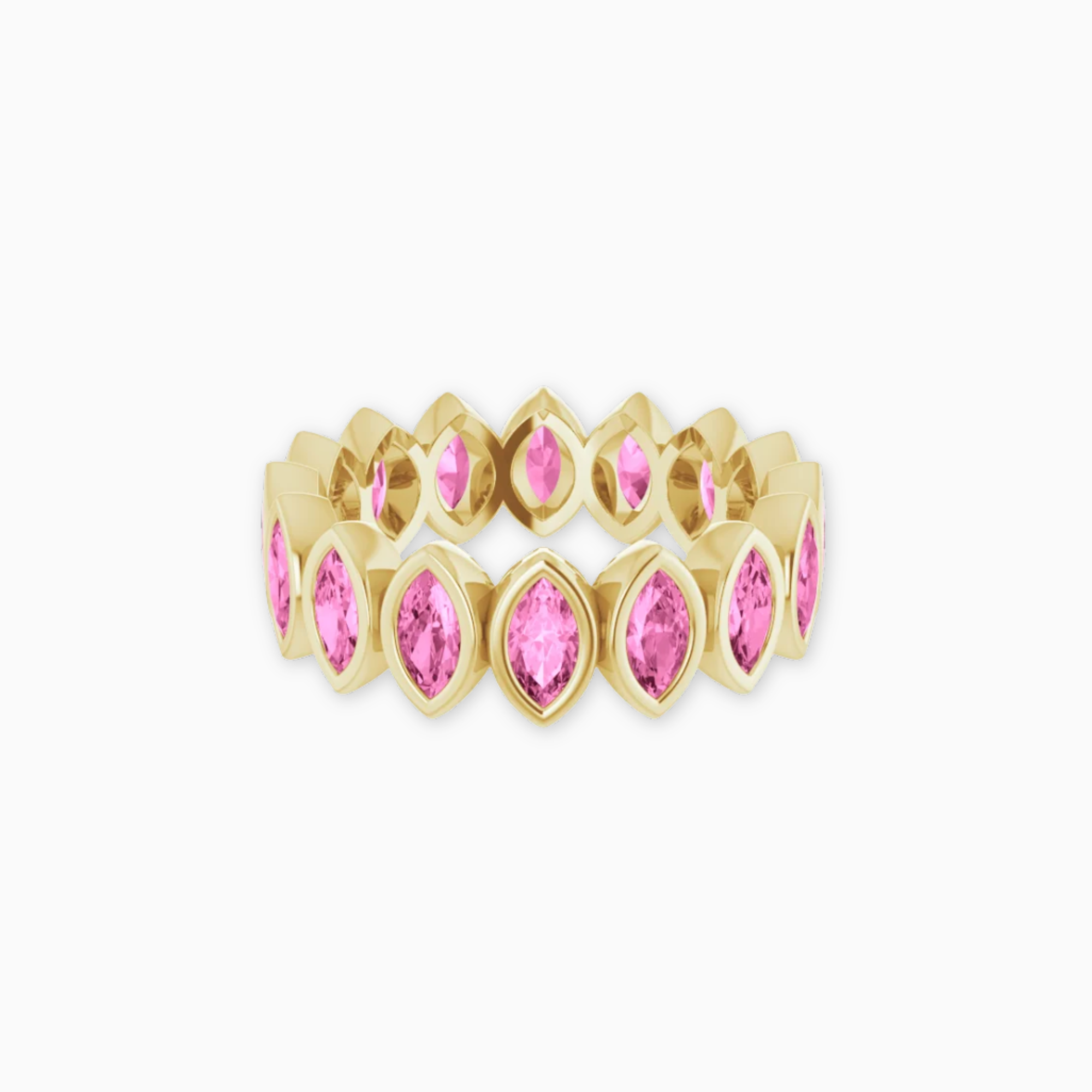 The Diadem Ring — Marquise Eternity Band