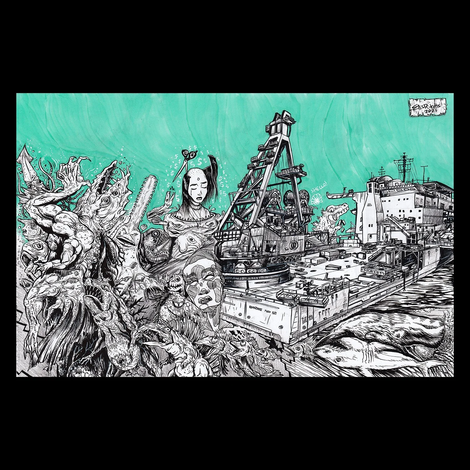 Nautical Fish Stir-up