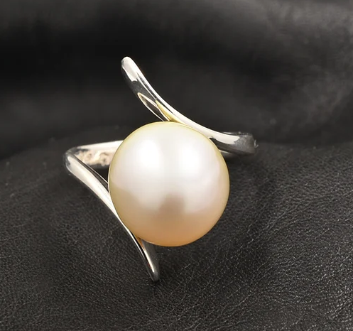Australian South Sea Pearl & Silver Ring