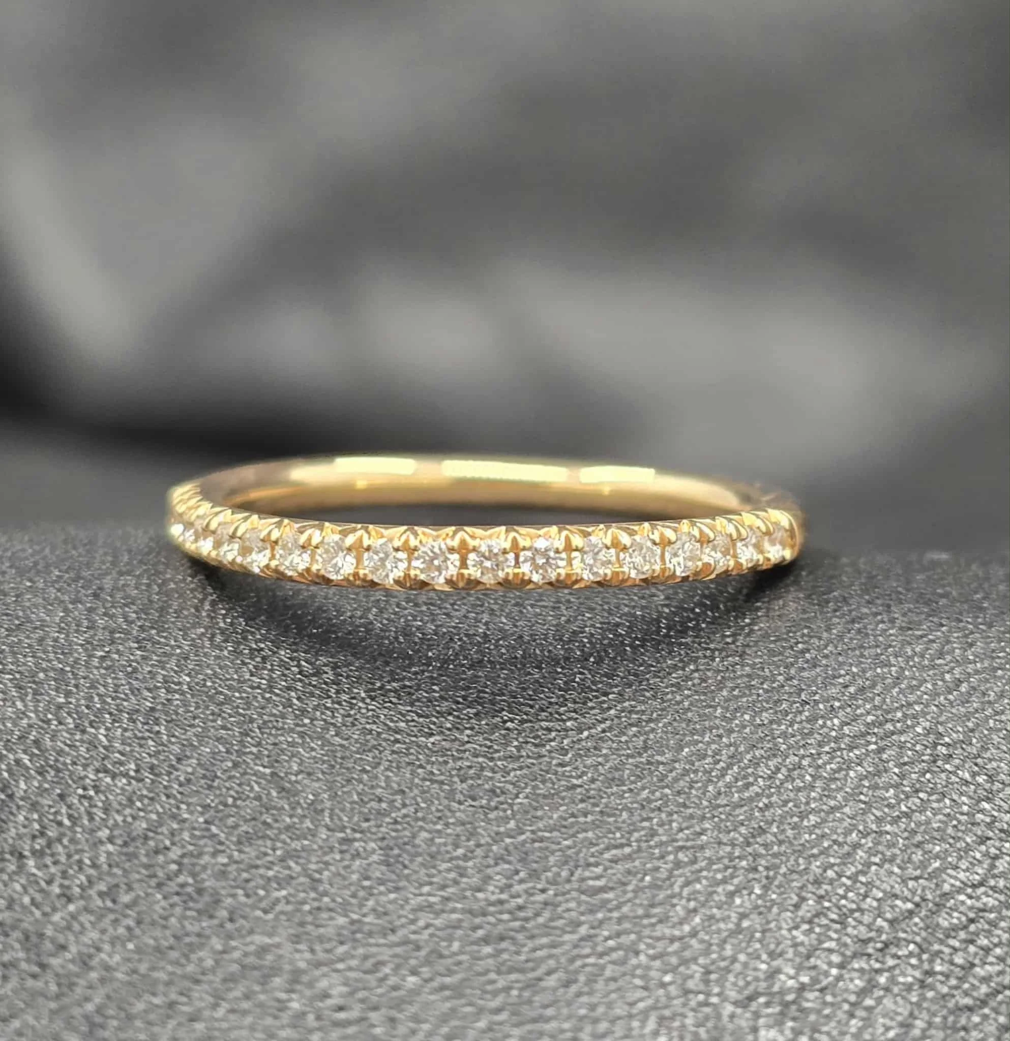 Classic Diamond Rose Gold Eternity Ring