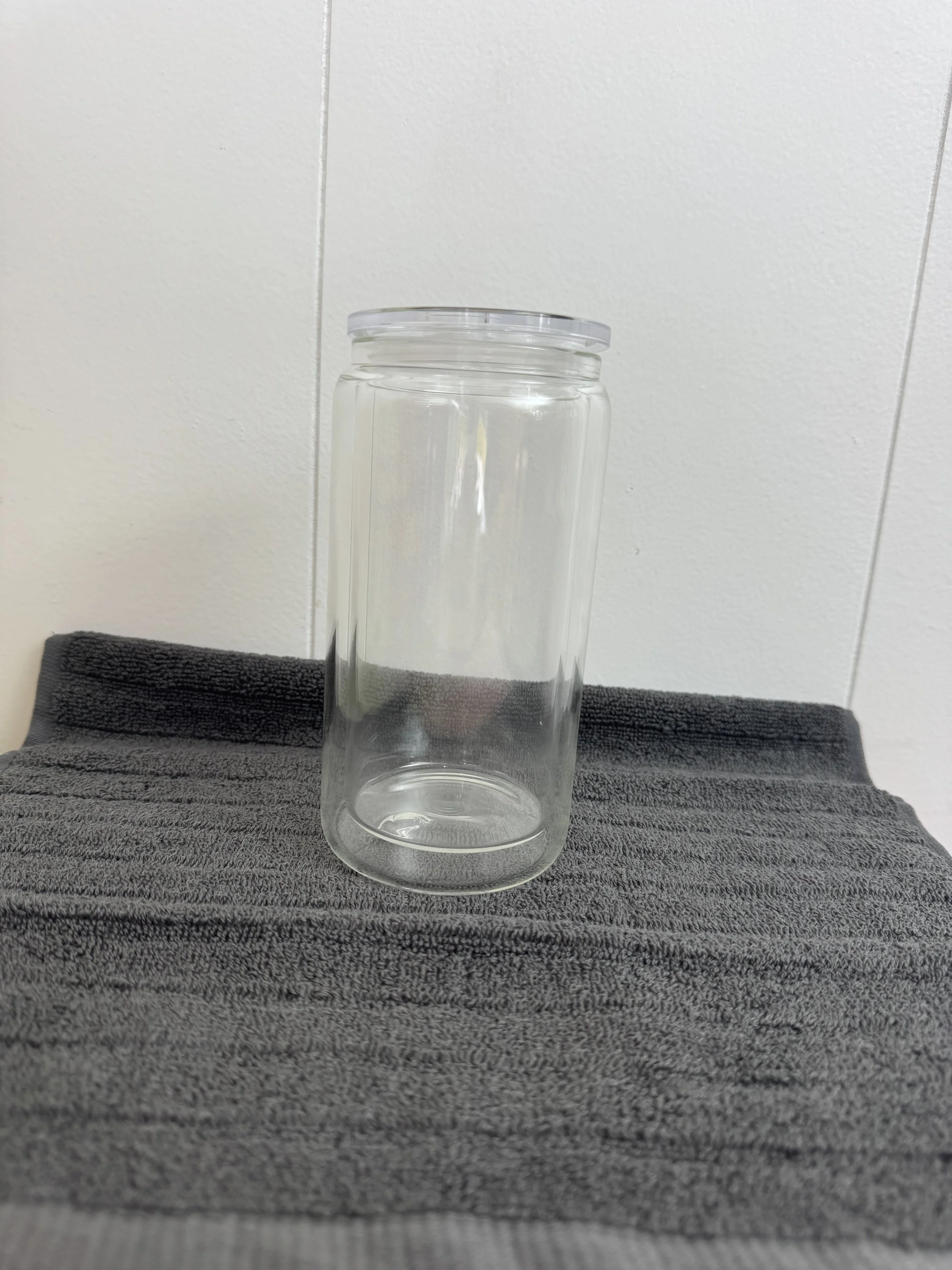 16oz snow globe glass tumbler