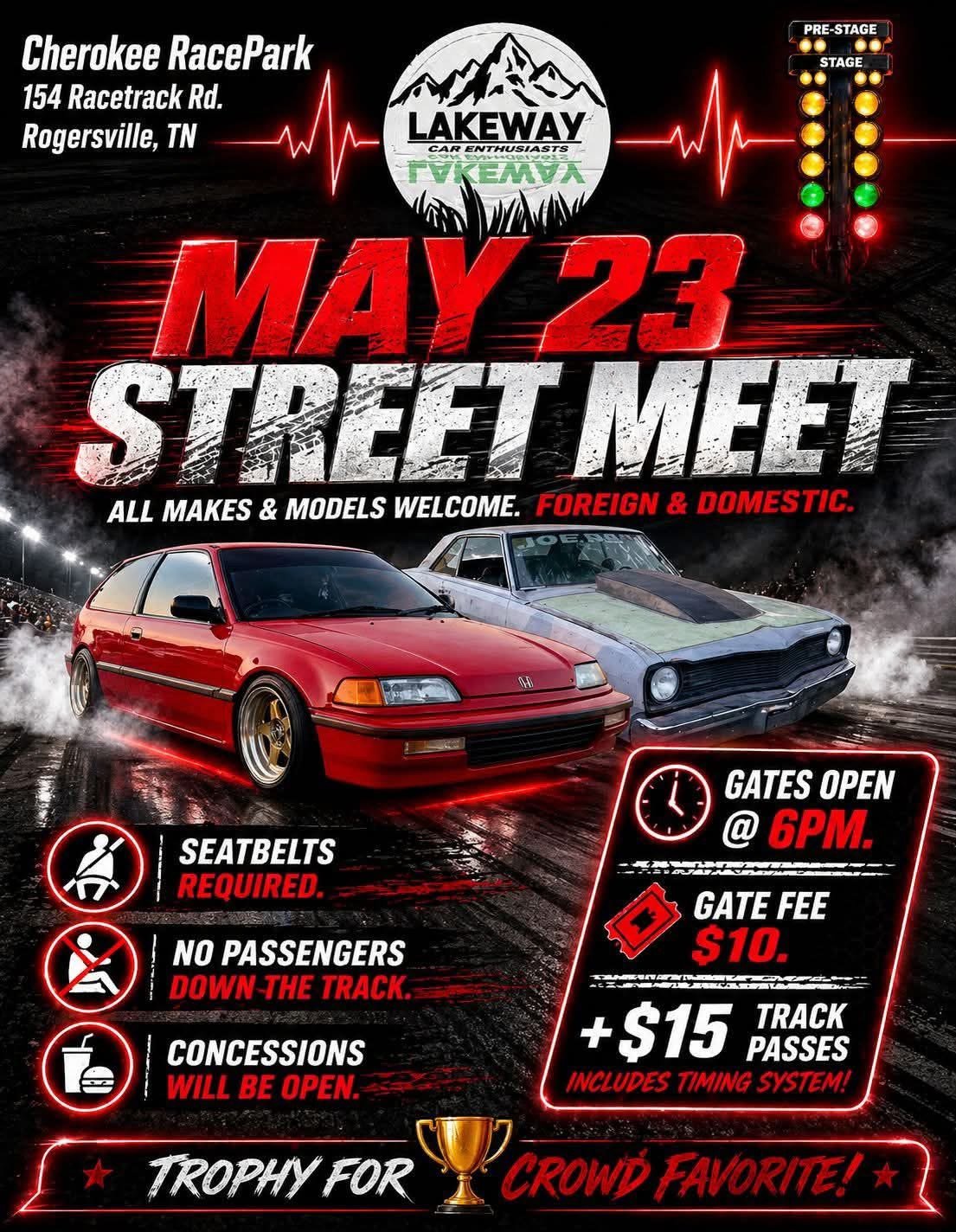 Cherokee Race Park Street Meet