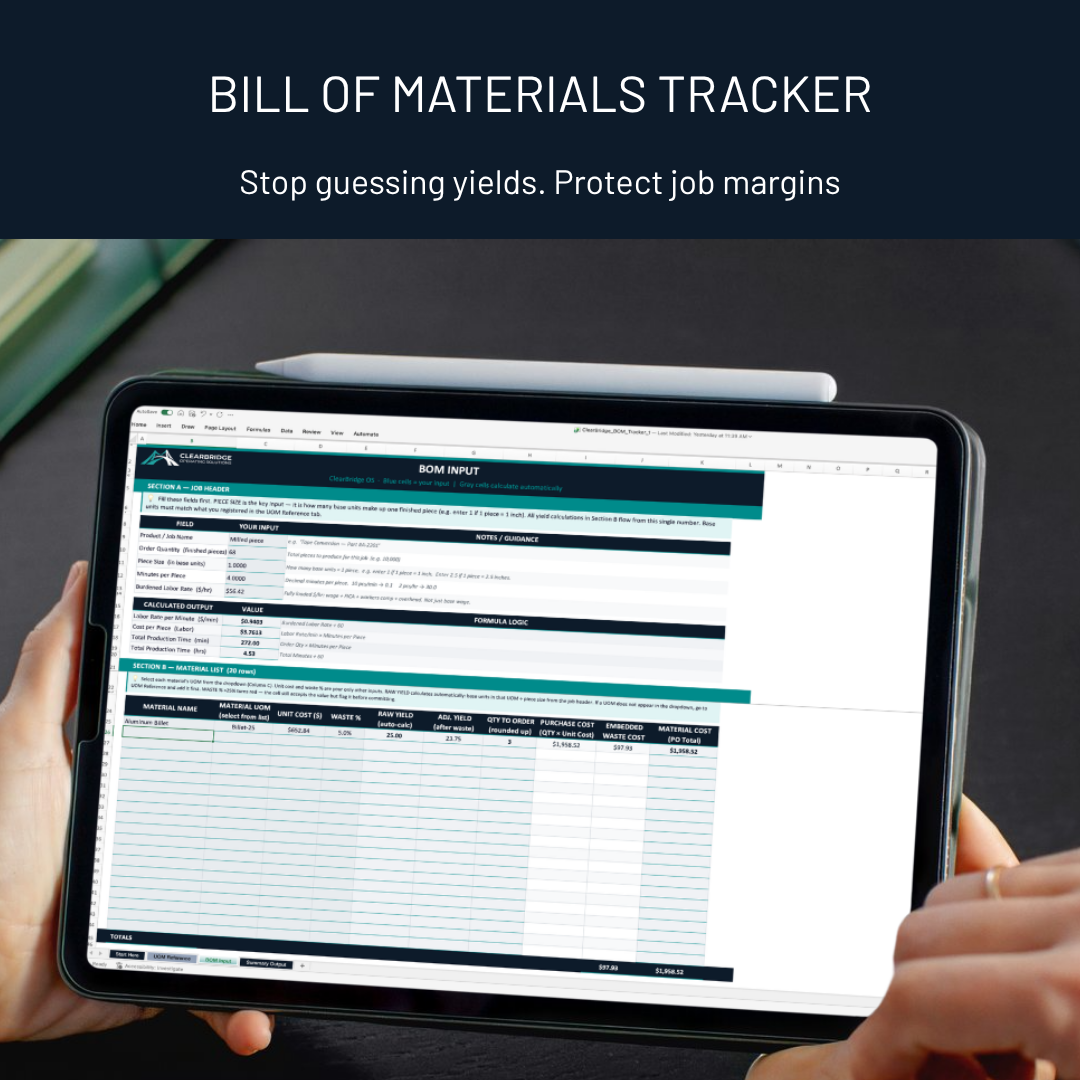 The Bill of Materials (BOM) Tracker
