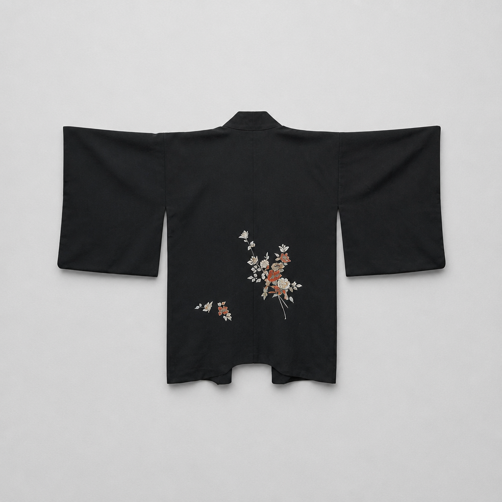Blushing Rose Haori | Vintage Japanese Silk Haori