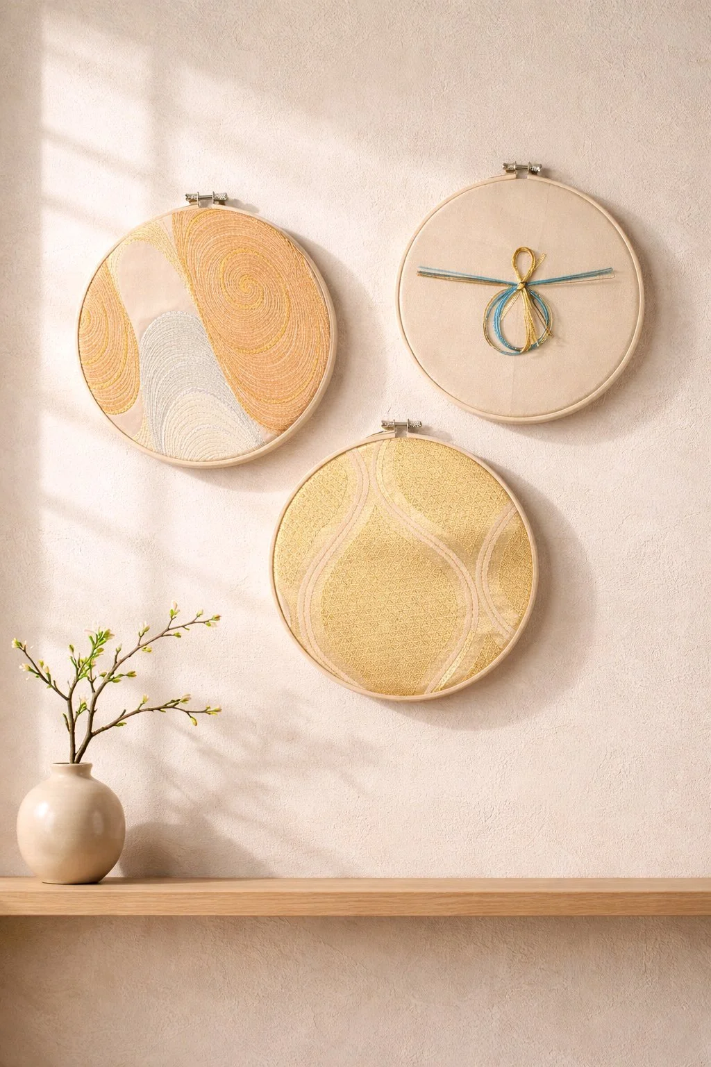 The Quiet Horizon - Silk Obi Wall Set