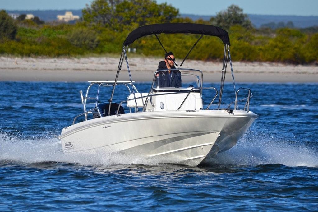 Hiring our Boston Whaler Dauntless 180.