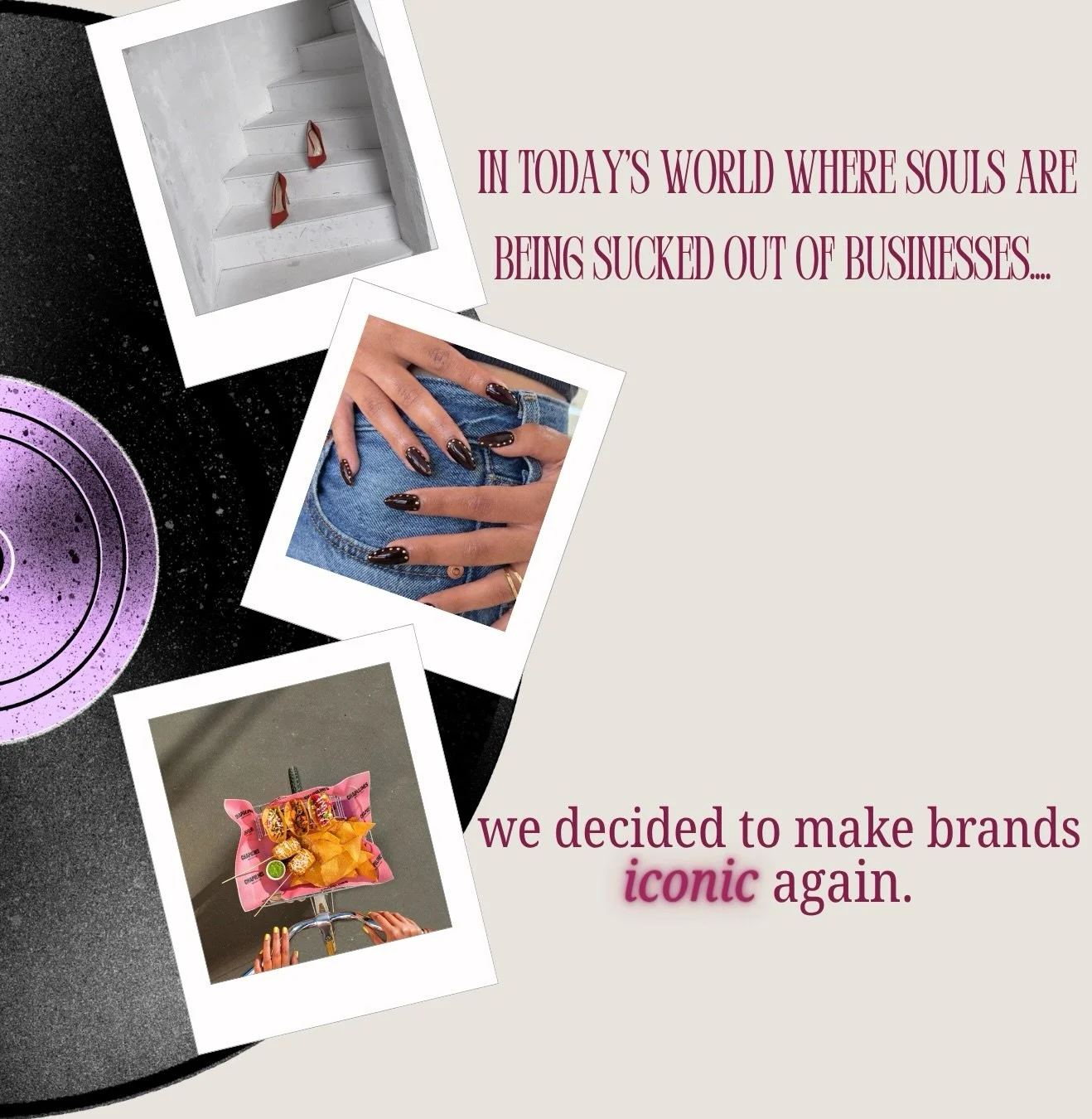 Your playlist has a personality. Your favorite pair of shoes has a personality. So why not give your brand a personality? 👀
She Means Brand was built for the businesses that are done blending in. The weird, bold, iconic ones. On May 28th, we&rsquo;r