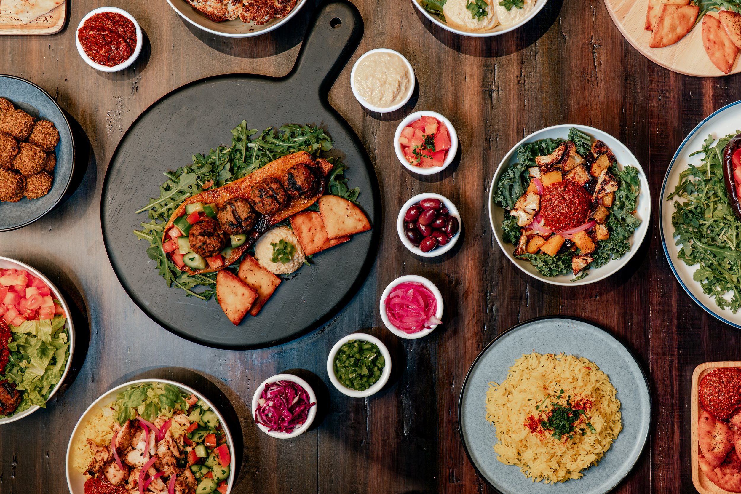 mediterranean food and sides