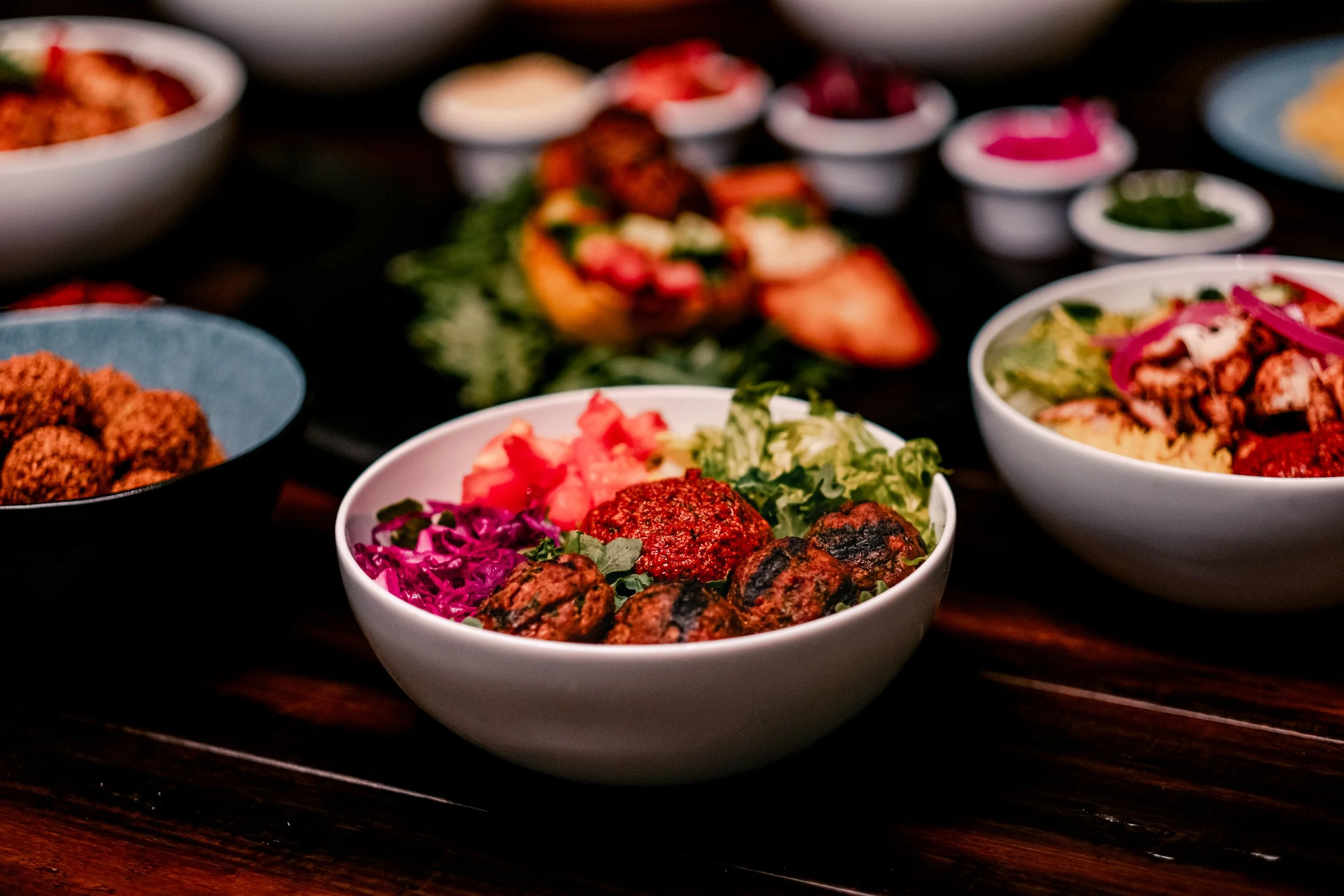 bright and fresh healthy food