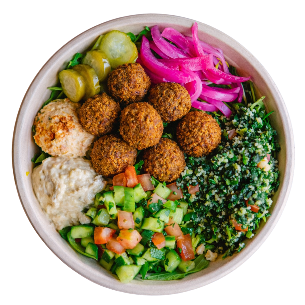 the falafel souk crispy falafel bowl