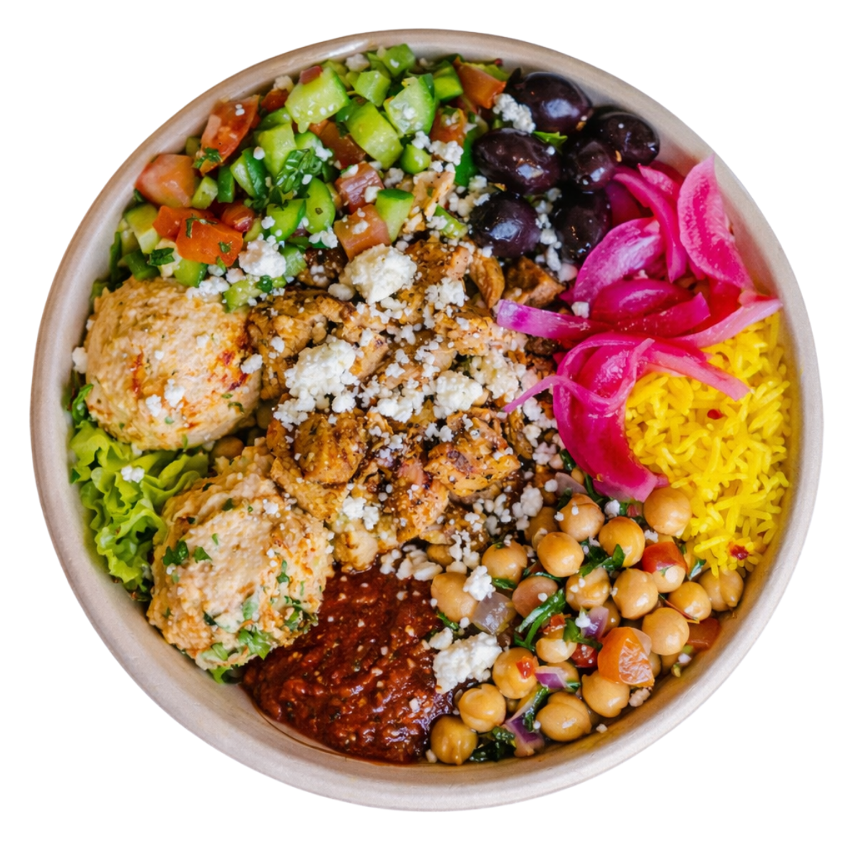 the mezze market checking bowl