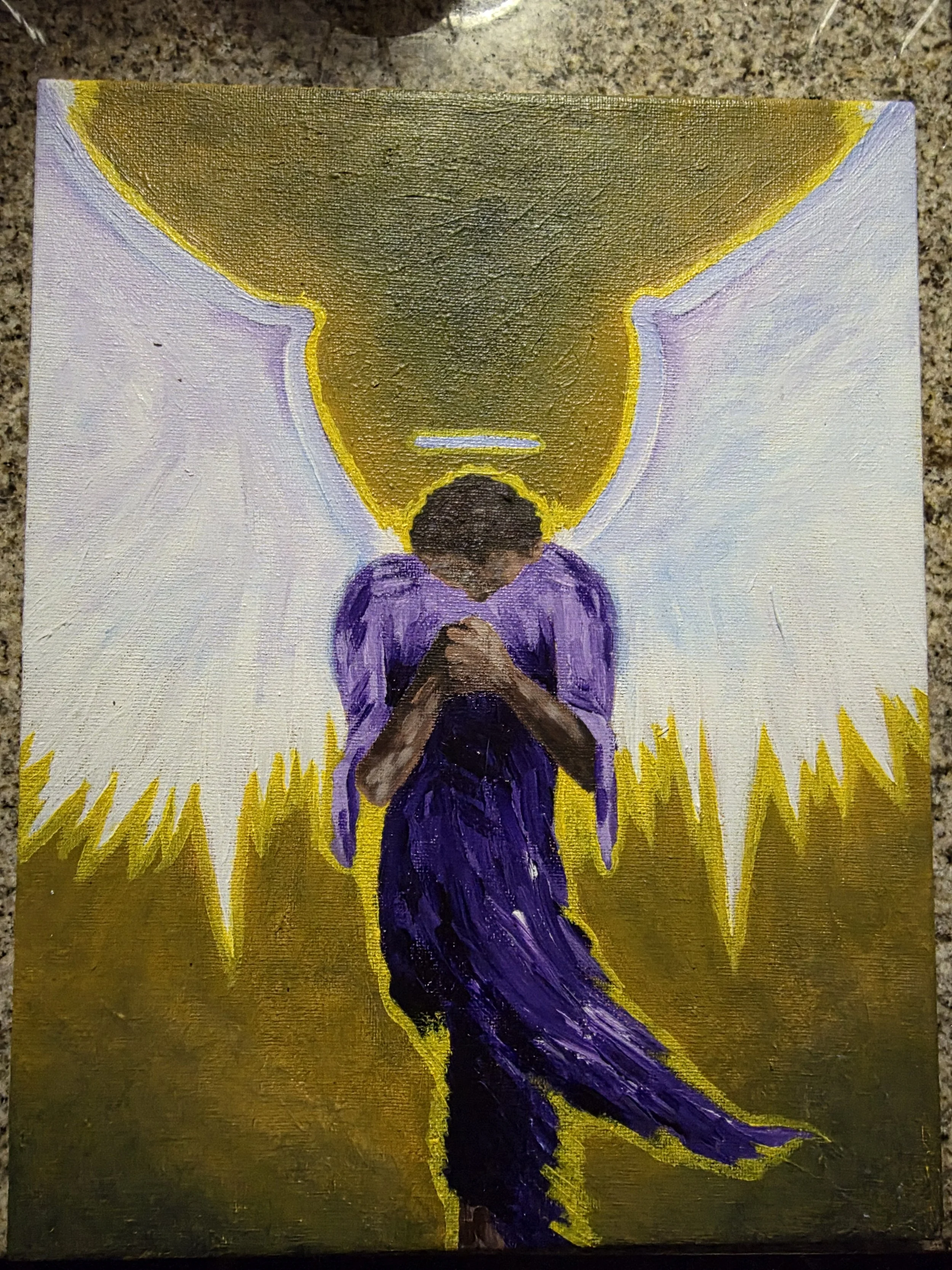 The purple Angel