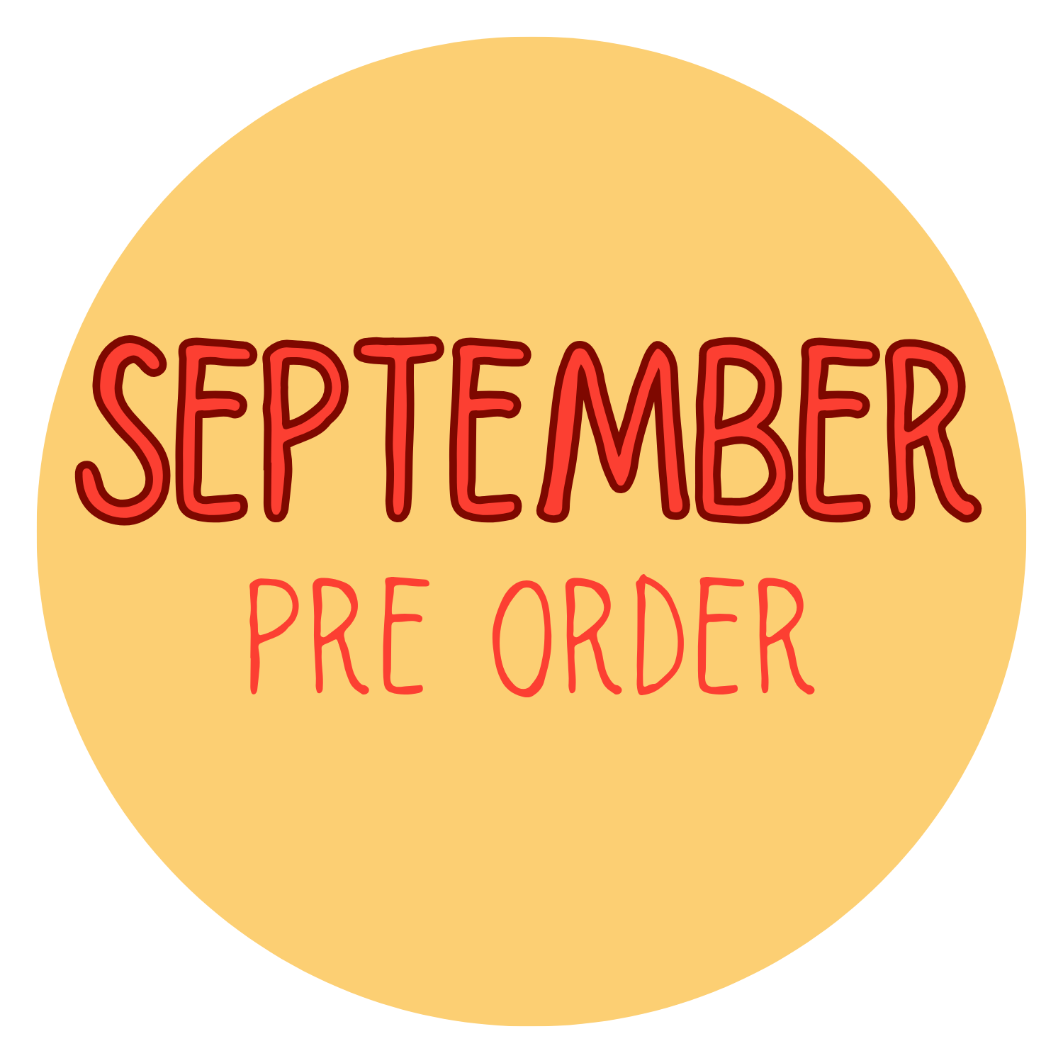 September Pre Order BERT-Day Banner