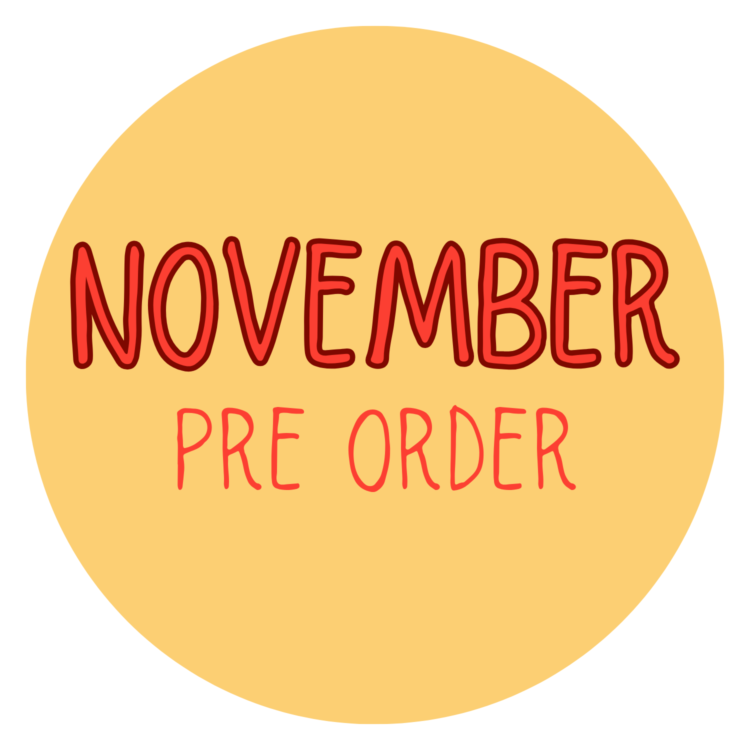 November Pre Order BERT-Day Banner