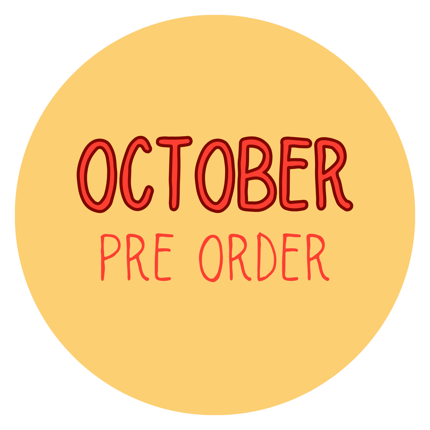 October Pre Order BERT-Day Banner