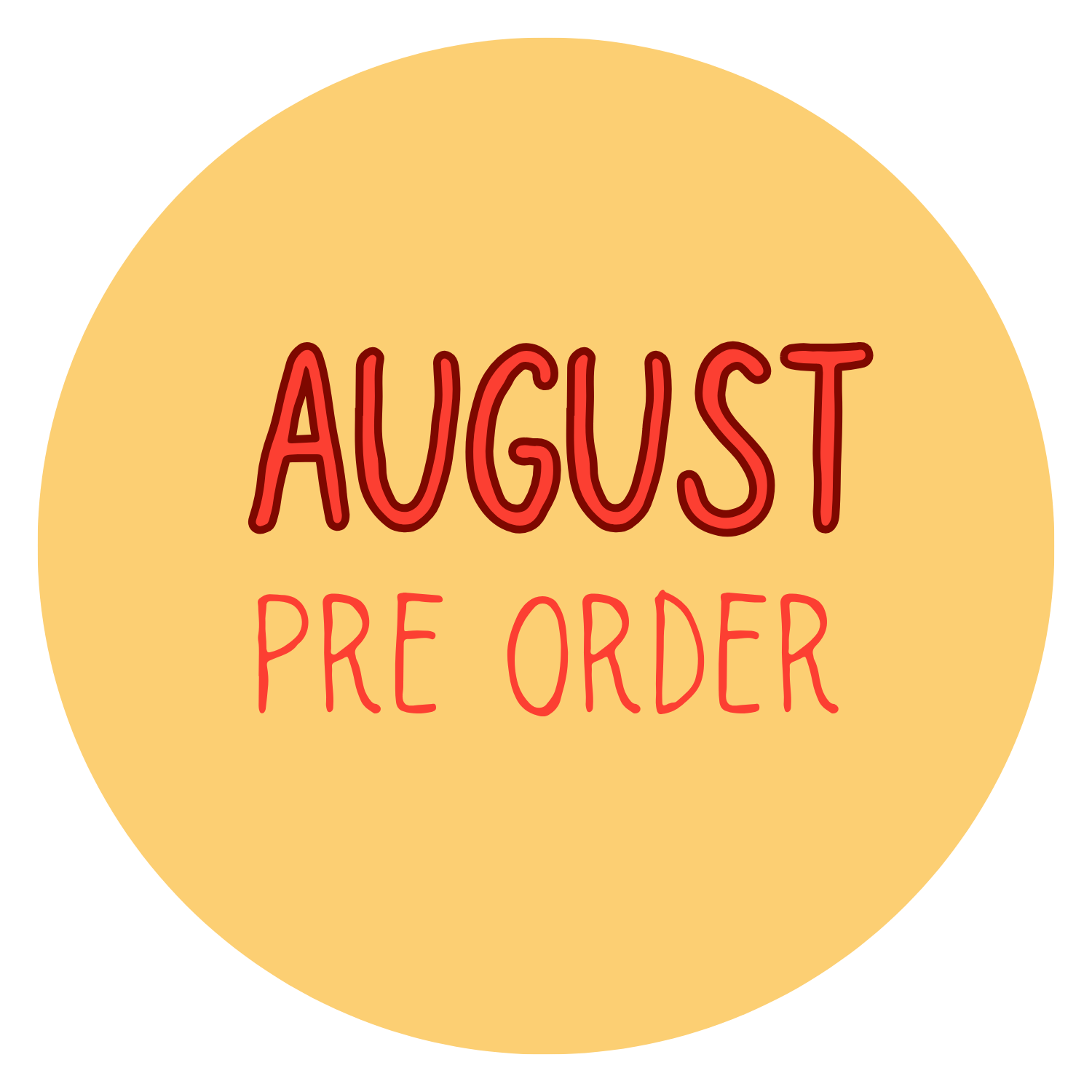 August Pre Order BERT-Day Banner