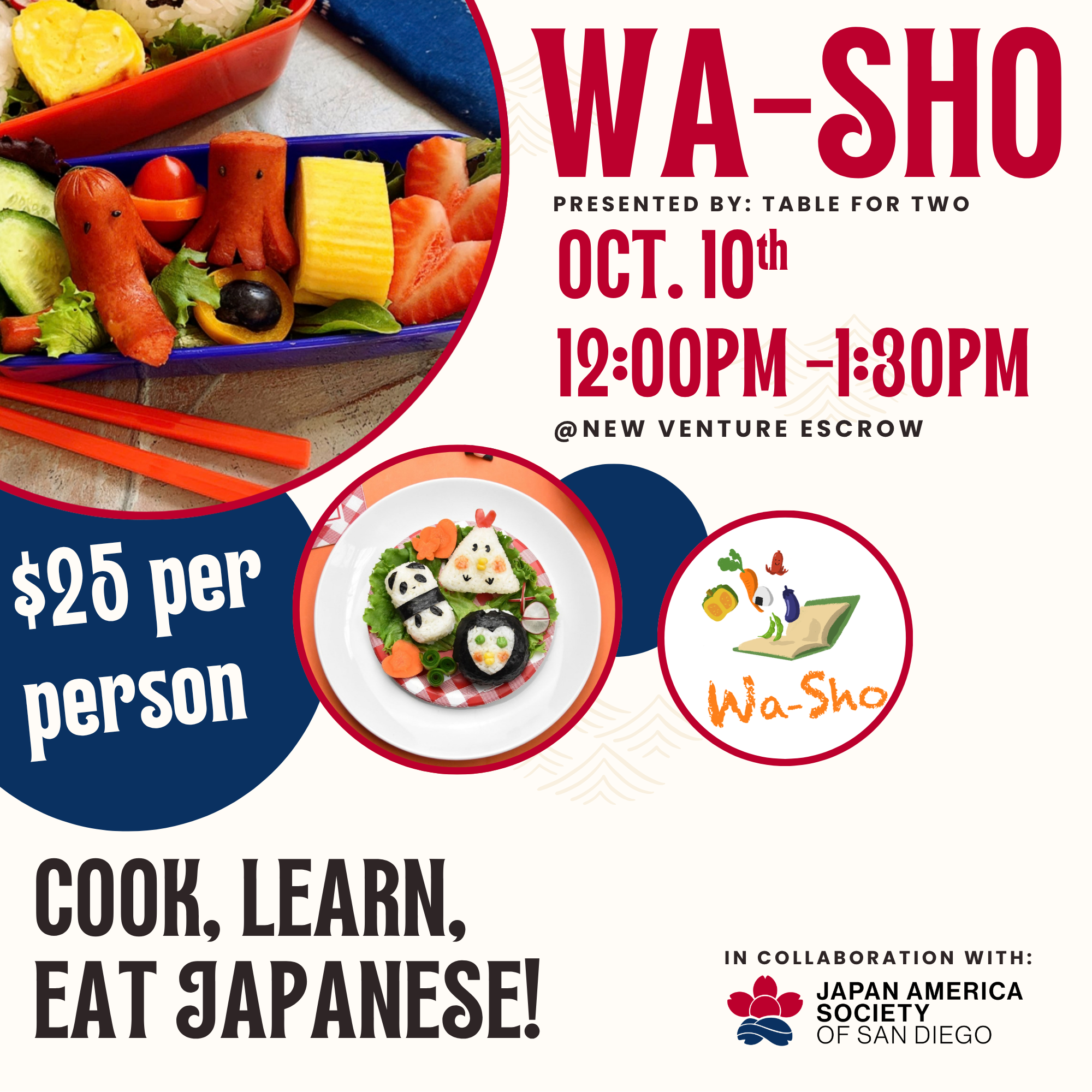 Wa-sho: Cook, Learn, Eat Japanese!