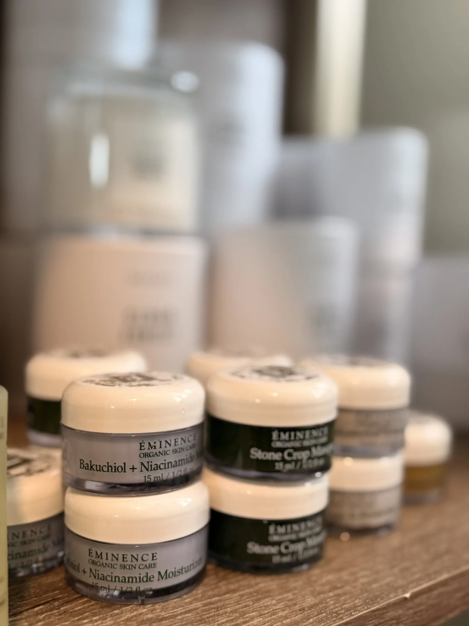 Eminence Organics Travel Sized Moisturizers and Masques