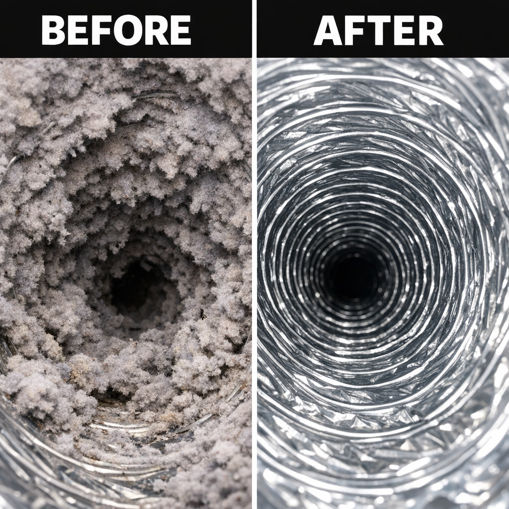 Don't wait till it's to lake for a vent cleaning. this could have started a fire. 