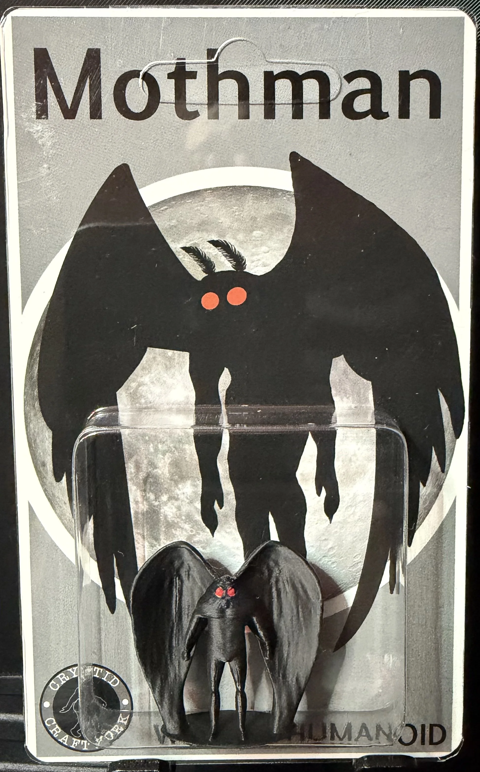 Mothman Cryptid Craftwork