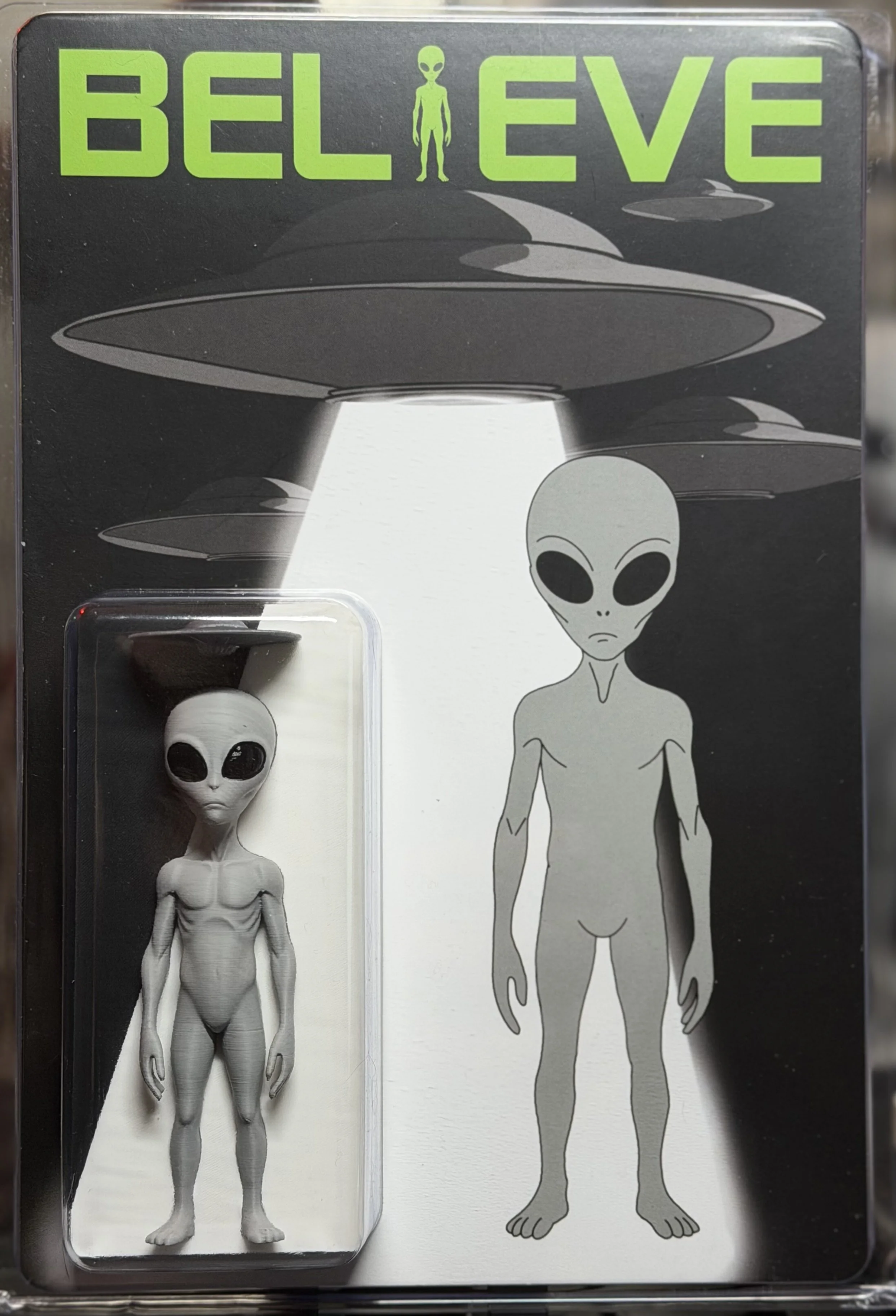 Believe Grey Alien 3.75 inch figure