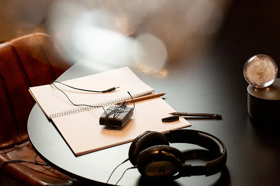 Podcasting Creative Desk
