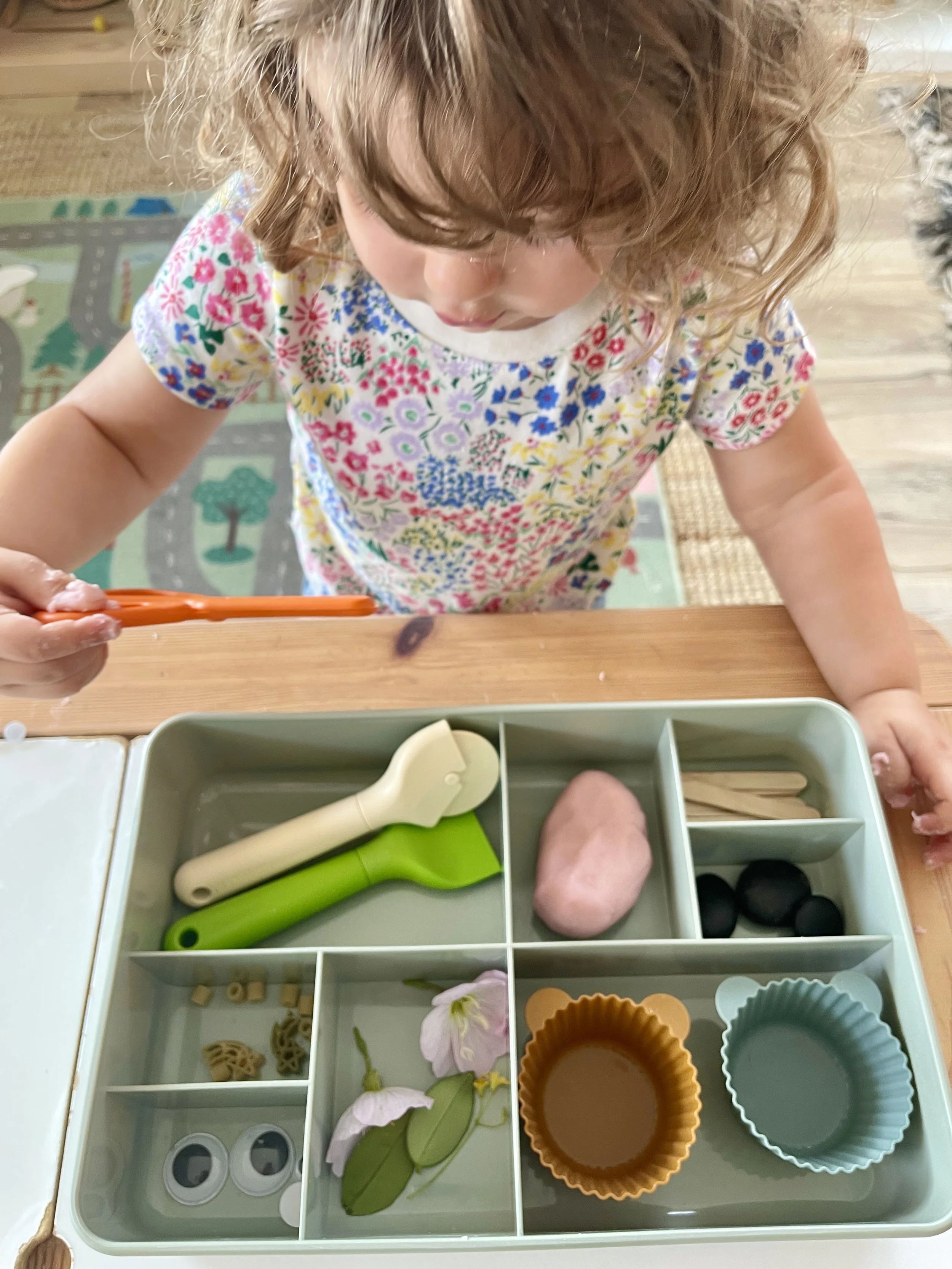 The Play Dough Bento Box: A Low-Prep Activity Your Toddler Will Love