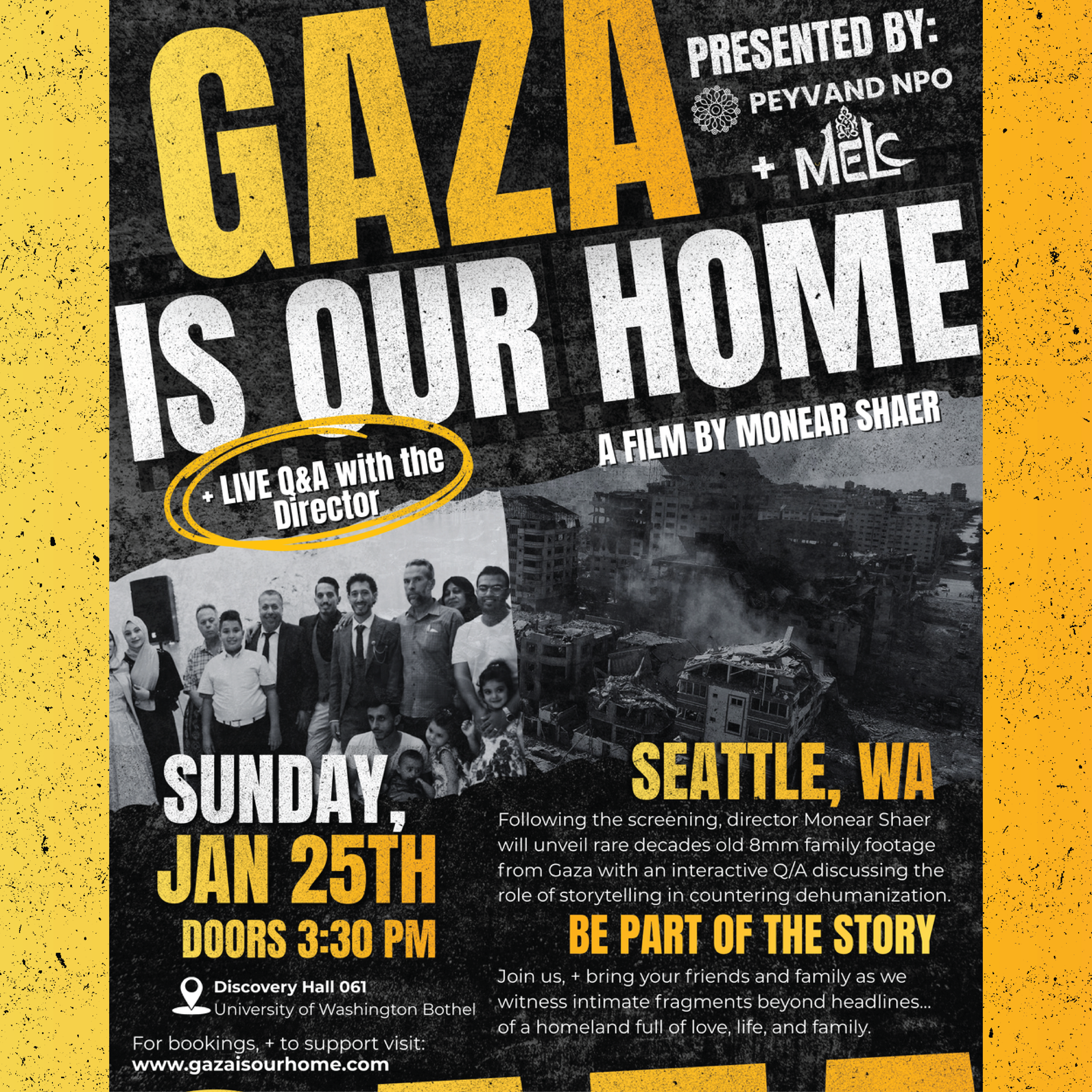 Gaza Is Our Home: Film Screening &amp; Director Talk