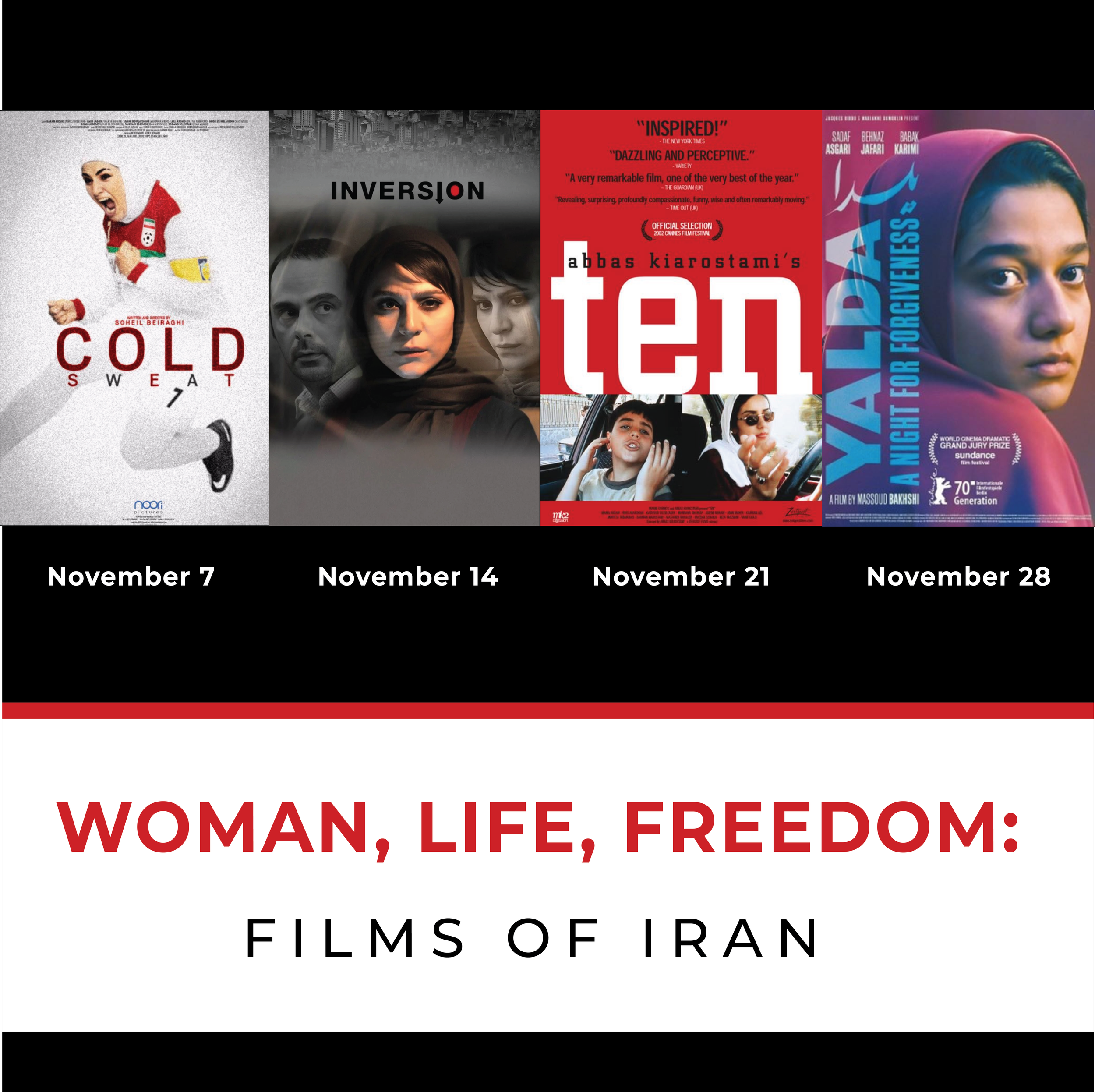 Kirkland Library - Woman, Life, Freedom: Films of Iran