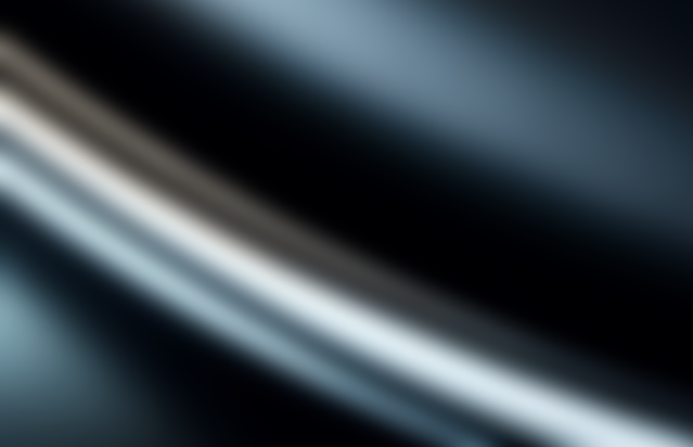 Abstract image with curved light streaks in shades of black, white, and blue.