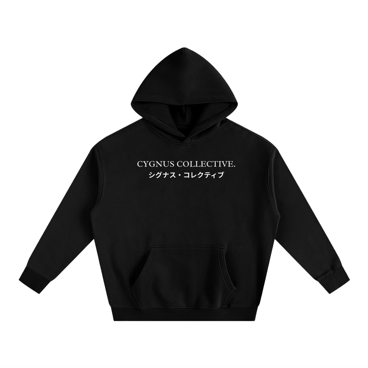 BLACK OVERSIZE HOODIE